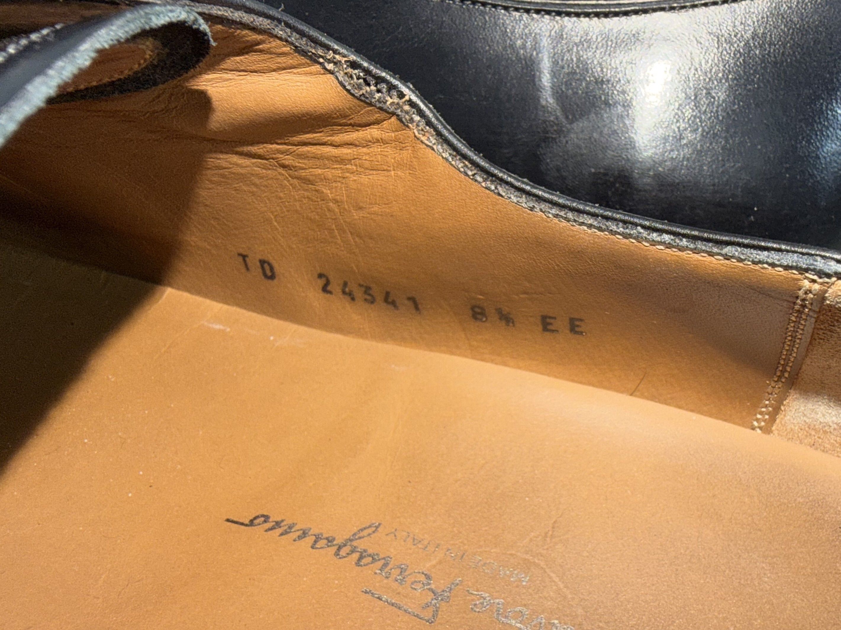 Salvatore Ferragamo SALVATORE FERRAGAMO Oxford Leather Shoes MadeInItaly Luxury Size US 9.5 / EU 42-43 - 25 Thumbnail