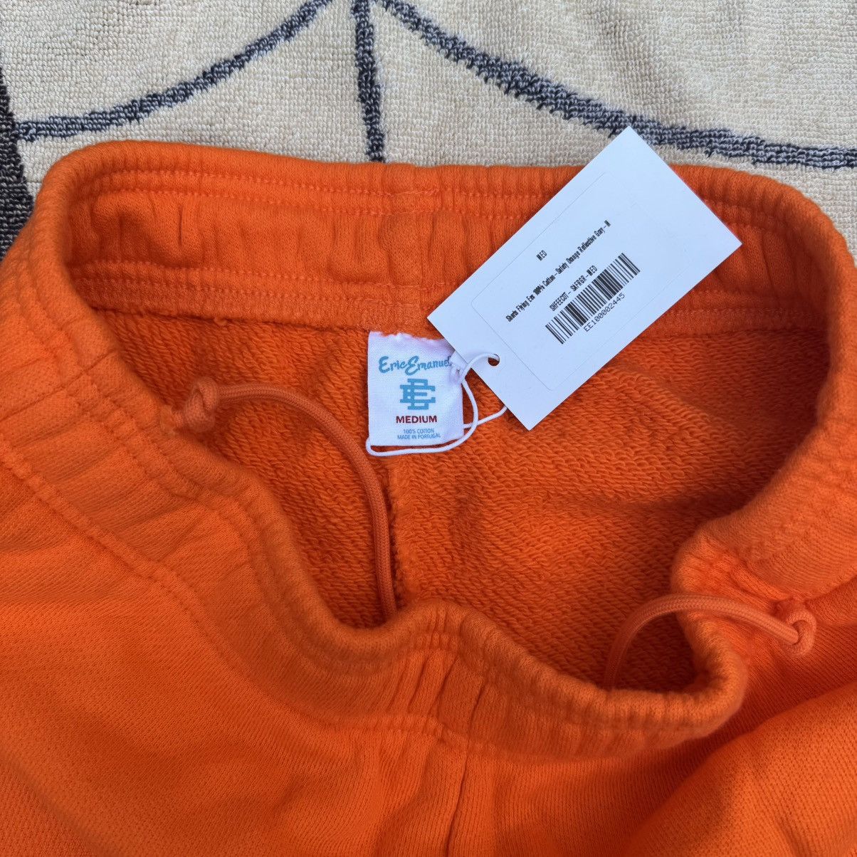 Eric Emanuel EE “Motion Logo” Sweat Shorts orange sz Medium Size US 30 / EU 46 - 3 Thumbnail