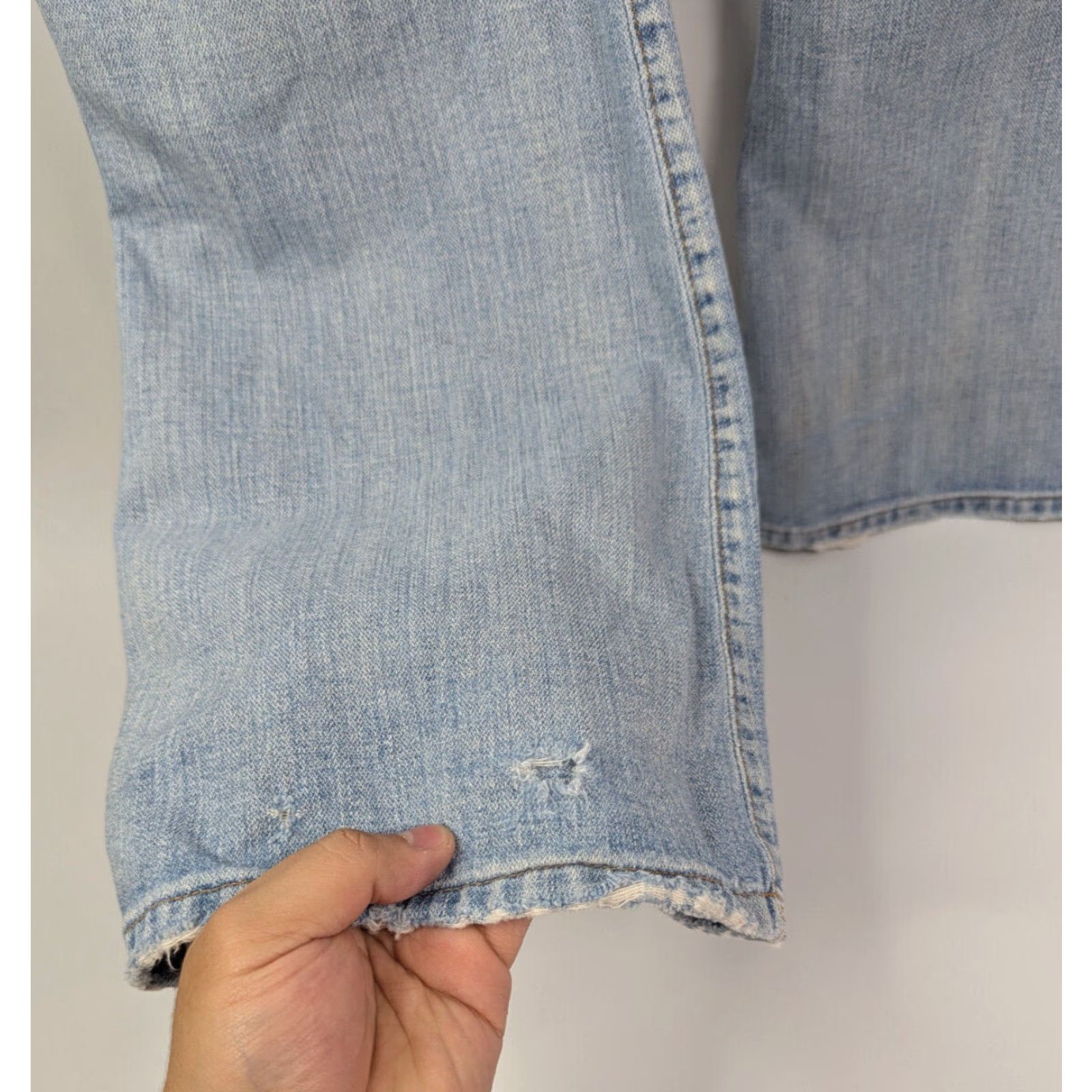 Vintage BKE Buckle STAN Womens Jeans - Denim, Size 30x33.5, Regular, Bootcut, Distressed Blue, Medium Wash, 67 Buckle Buckle, Pants, Jeans, Women Size 24" / US 00 / IT 34 - 6 Thumbnail