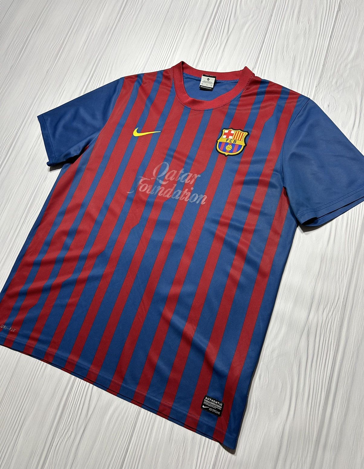 Nike Vintage F.C. Barcelona 2011-12 Nike Soccer Jersey T-Shirt Size US XL / EU 56 / 4 - 2 Thumbnail