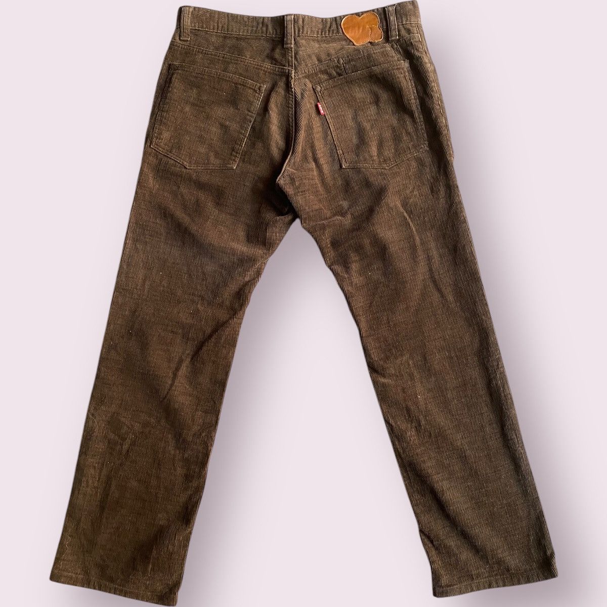 Number (N)ine × Takahiromiyashita The Soloist. SS/AW03 Corduroy Pants With Knit Details Size US 30 / EU 46 - 3 Thumbnail