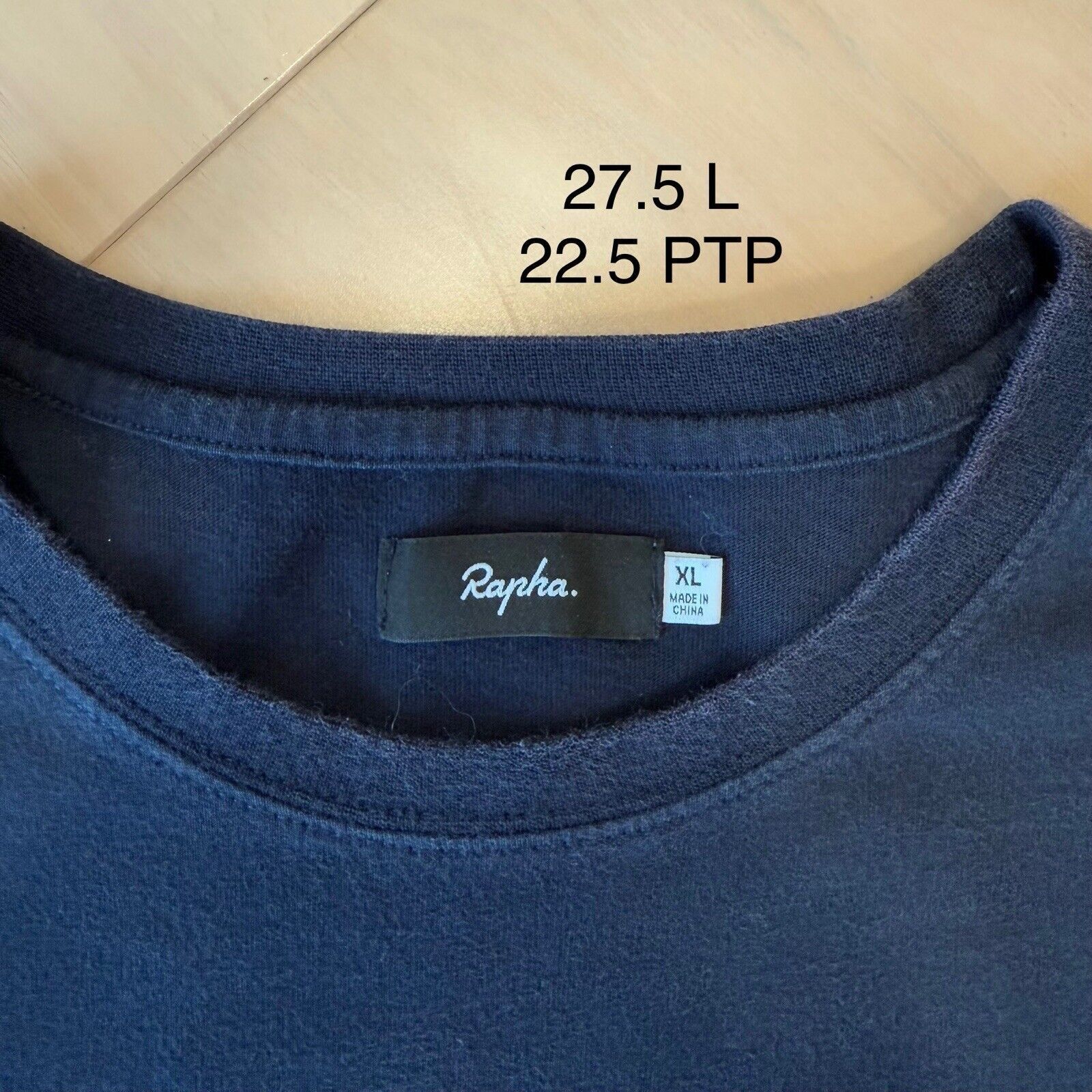 Rapha Rapha Logo Shirt XL Navy Pink Casual Sportswear Bicycle Size US XL / EU 56 / 4 - 6 Thumbnail