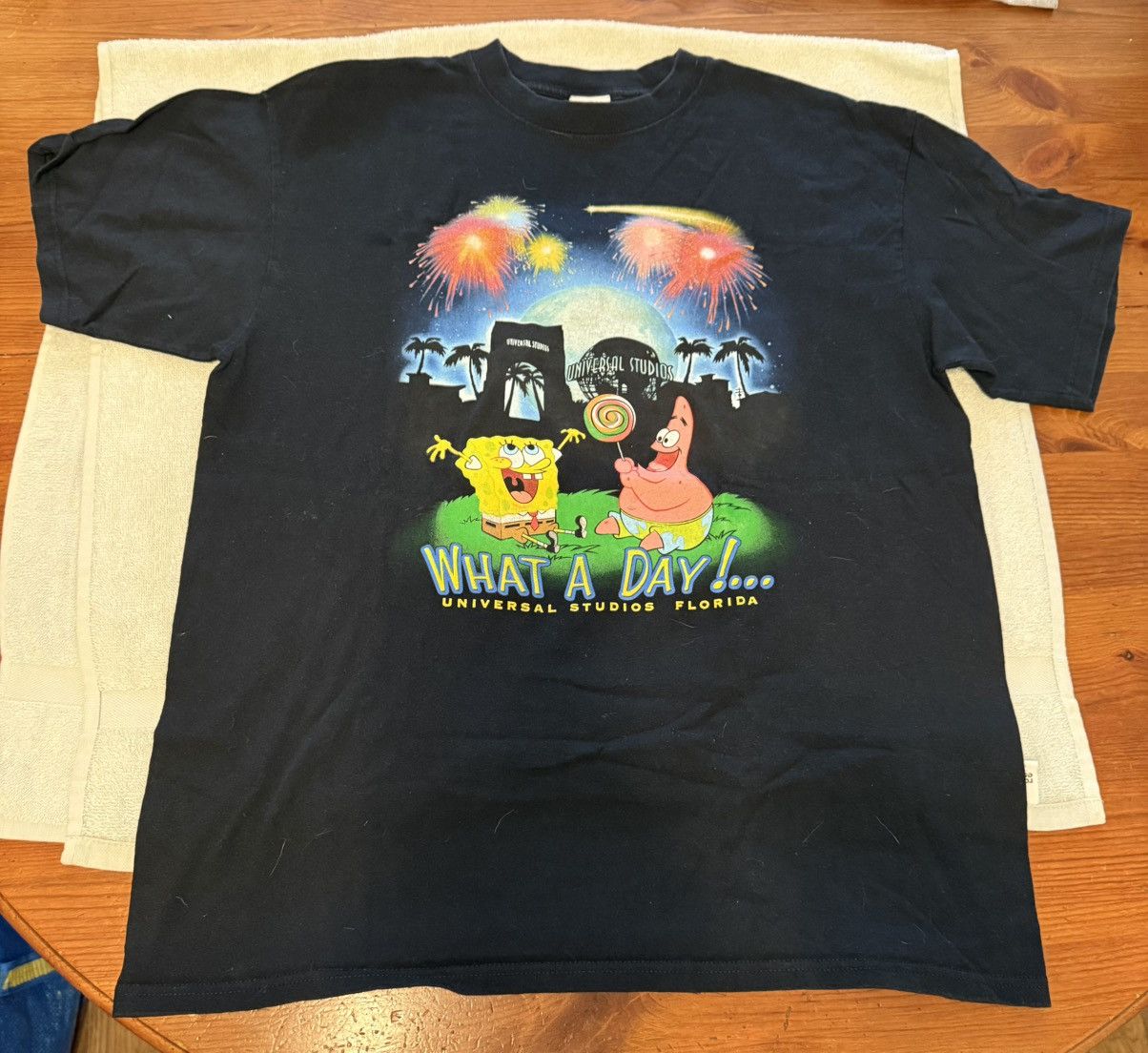 Universal Studios × Vintage Vintage Universal Studios SpongeBob Tee Size US L / EU 52-54 / 3 - 1 Thumbnail