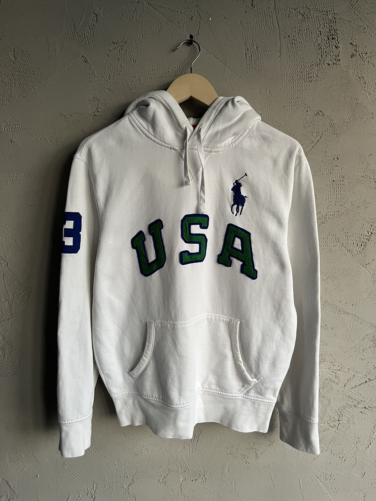 Polo Ralph Lauren Vintage Polo Ralph Lauren USA Chief Keef Logo 90s Hoodie Size US M / EU 48-50 / 2 - 2 Thumbnail