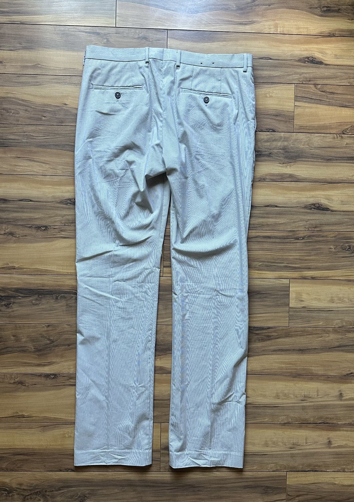 Express Men's Light grey/ white express dress Pants Size US 34 / EU 50 - 7 Thumbnail