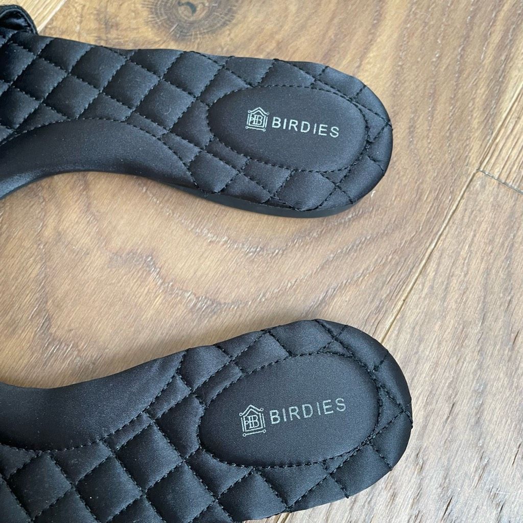 Other NWOB Birdies Sparrow Genuine Calf Hair Slide Sandal Black 9. Size US 9.5 / IT 39.5 - 3 Thumbnail