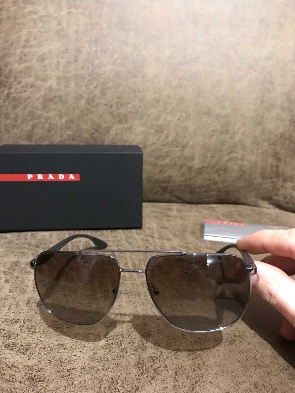 Prada Prada SPS 55V Aviator Sunglasses Size ONE SIZE - 2 Thumbnail