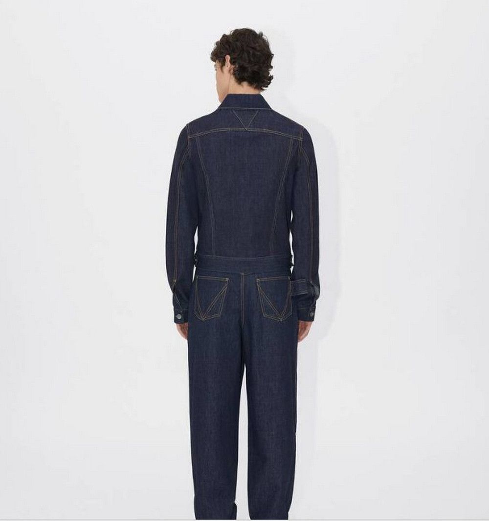 Bottega Veneta BOTTEGA VENETA navy indigo blue denim jacket Size 52 / Large Size US L / EU 52-54 / 3 - 3 Thumbnail