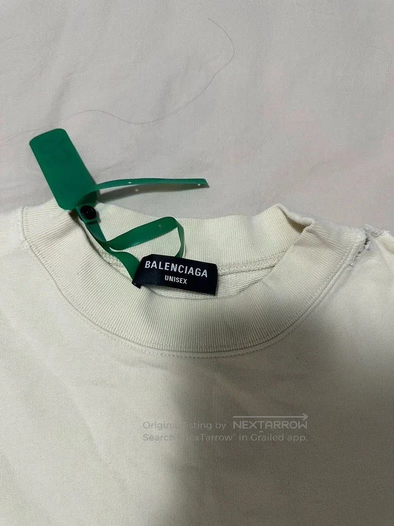 Balenciaga Balenciaga FW22 Logo Embroidered Sweatshirt. Size US M / EU 48-50 / 2 - 3 Thumbnail