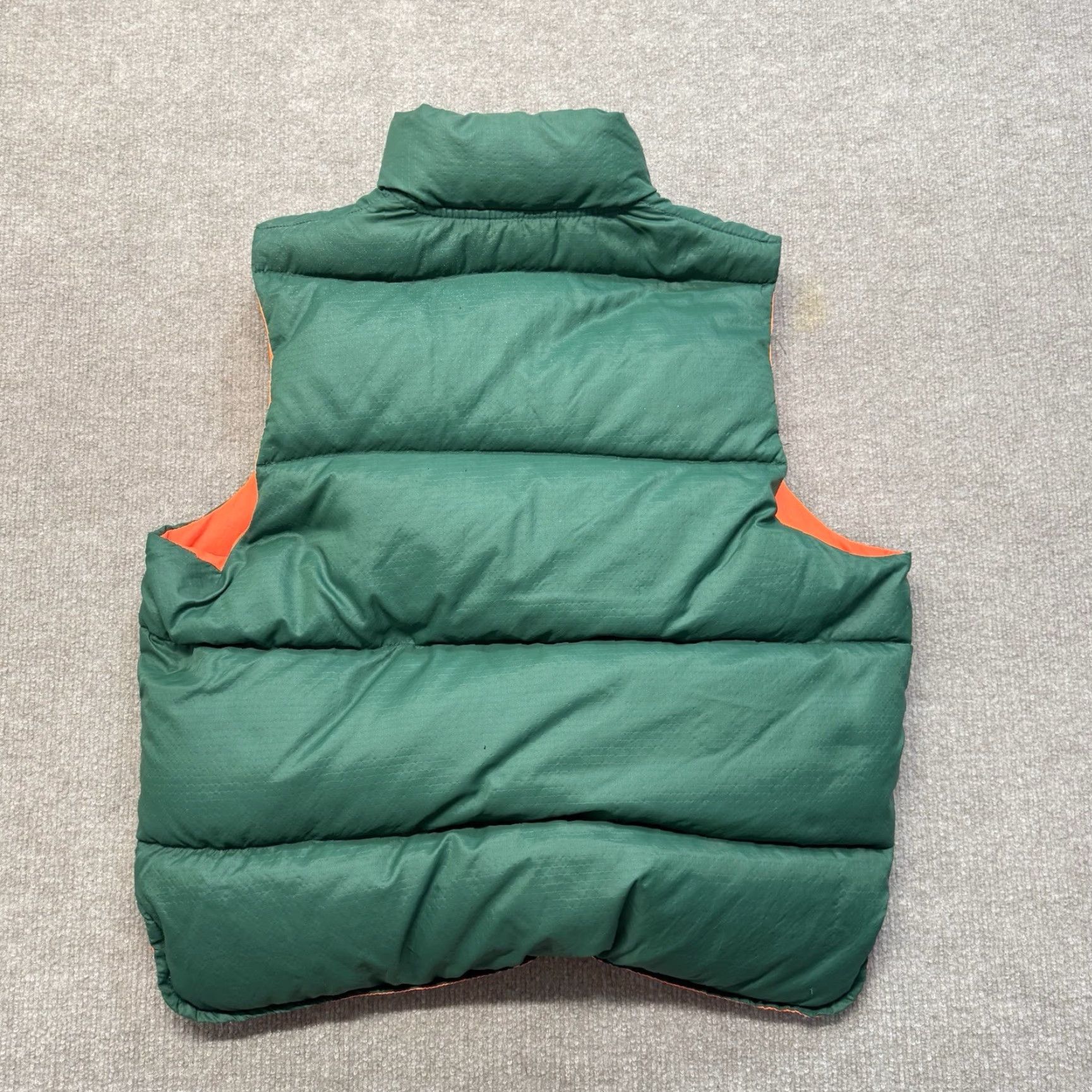 AMO VINTAGE Redhead Down Vest Mens M 70s Zip Up Reversible Quilted Camouflage Softshell Quilted Down Vest Mens Size US M / EU 48-50 / 2 - 5 Thumbnail