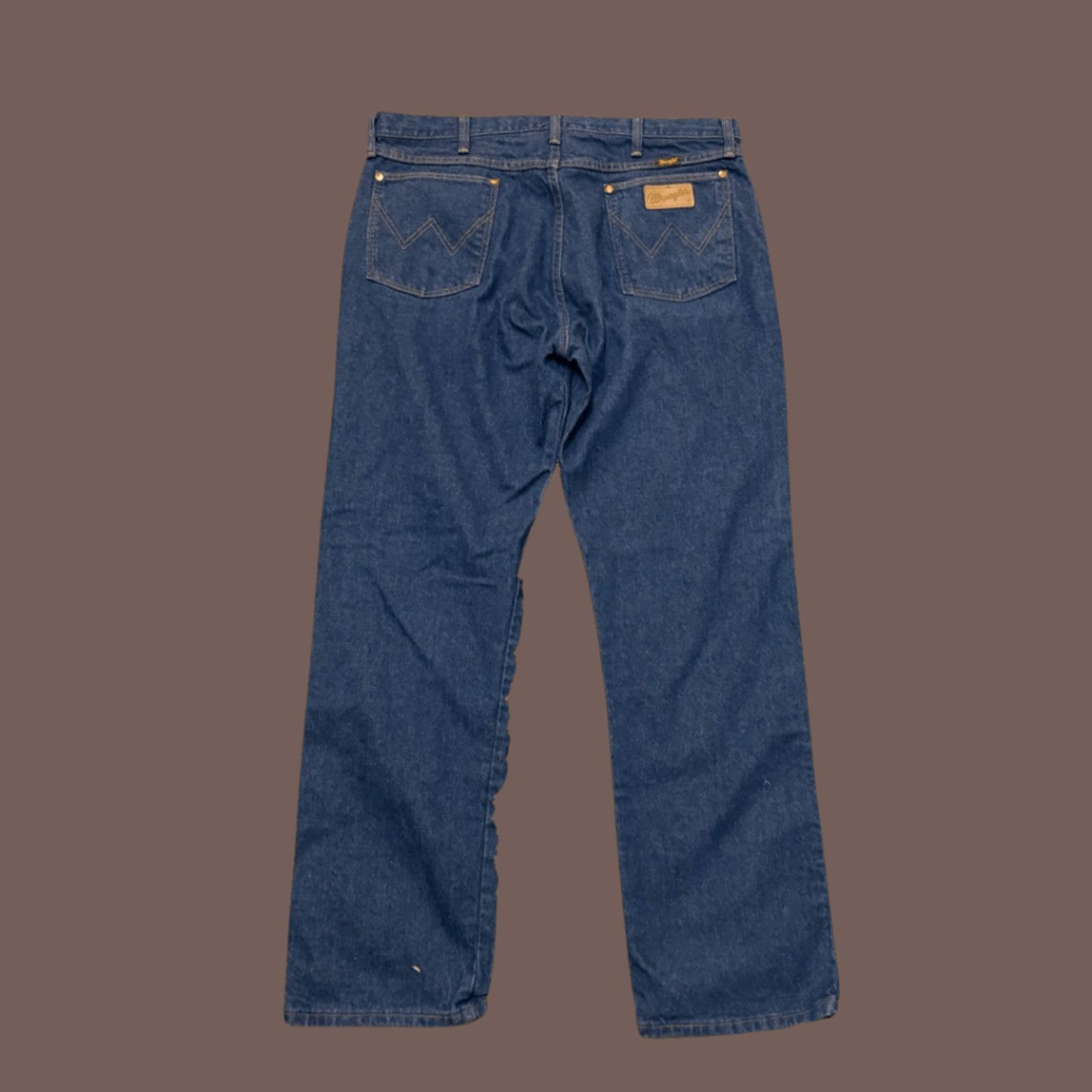 Vintage × Wrangler VTG Relaxed Jeans | Wrangler Dark Wash USA | Workwear Fit Size US 38 / EU 54 - 2 Thumbnail