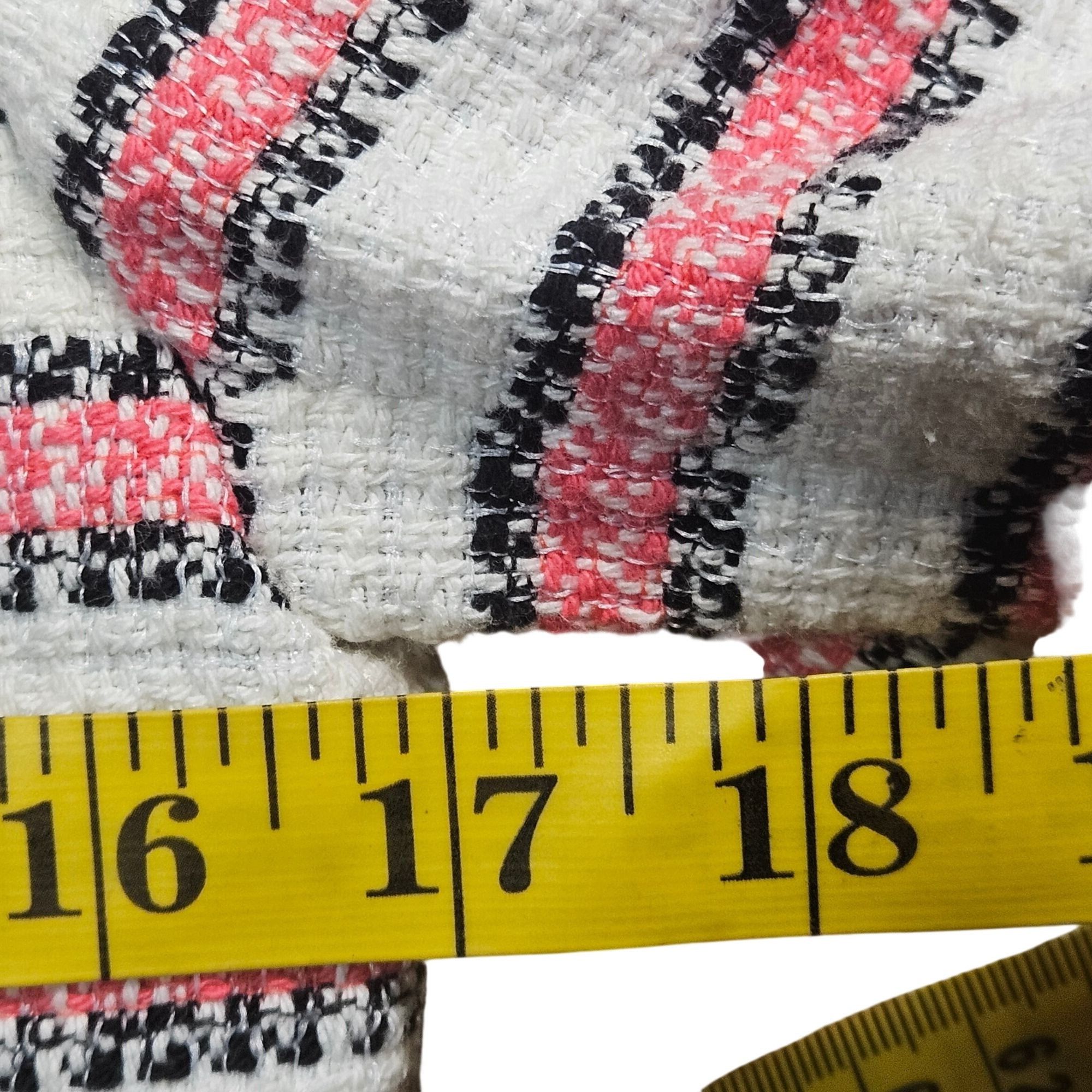 Talbots Talbots Women’s Tweed Jacket Pink/Black/White 10 Coquette Va Size L / US 10 / IT 46 - 6 Thumbnail