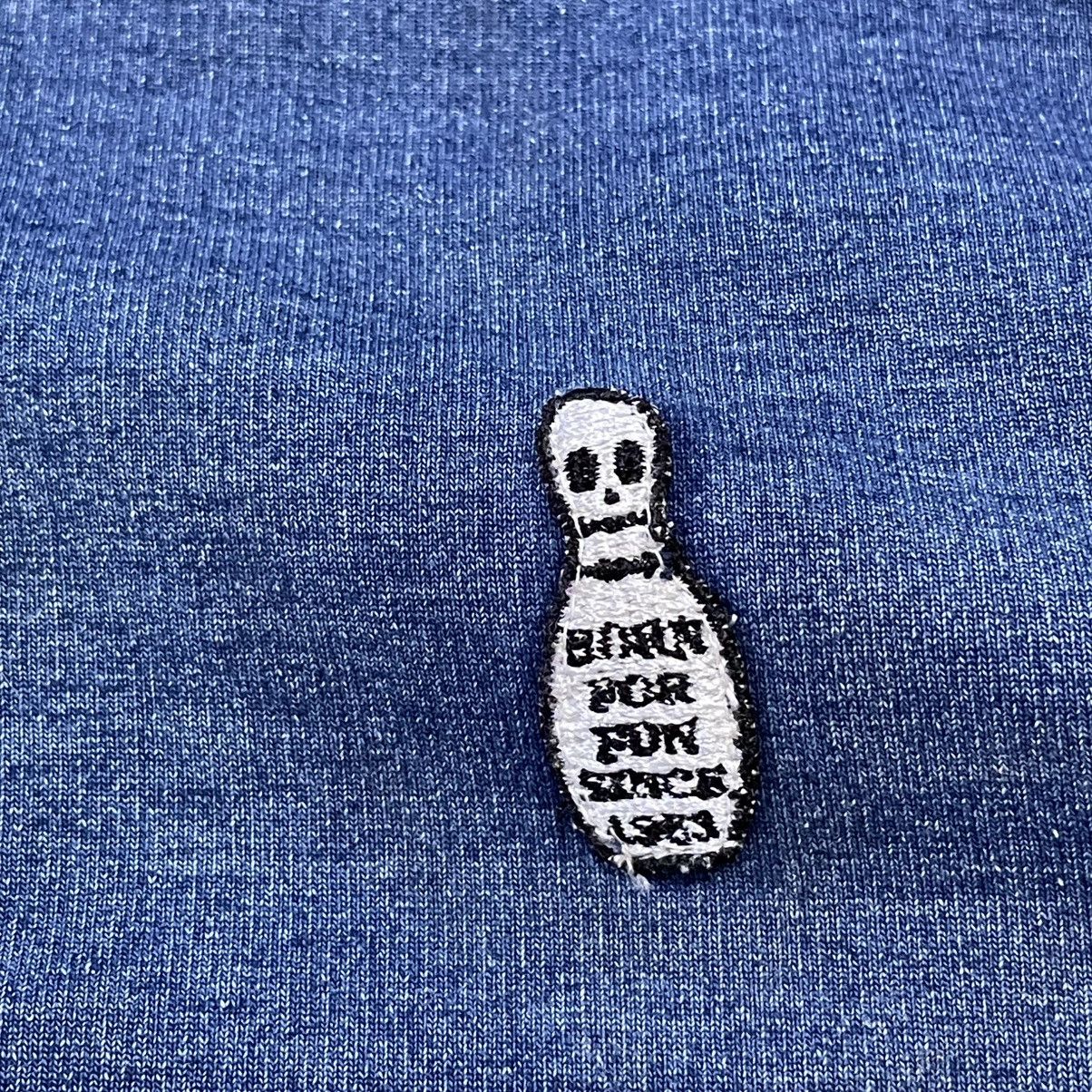 Other SIMS Bowling Pin Logo Full Zip Distressed Sweatshirt M Size US M / EU 48-50 / 2 - 6 Thumbnail