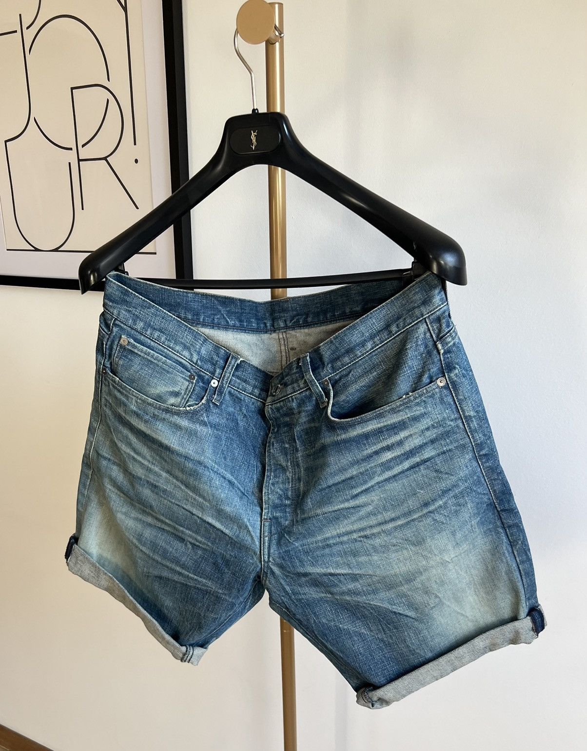 Helmut Lang Jeans shorts Helmut Lang made in usa vintage size M-L y2k Size US 36 / EU 52 - 2 Thumbnail