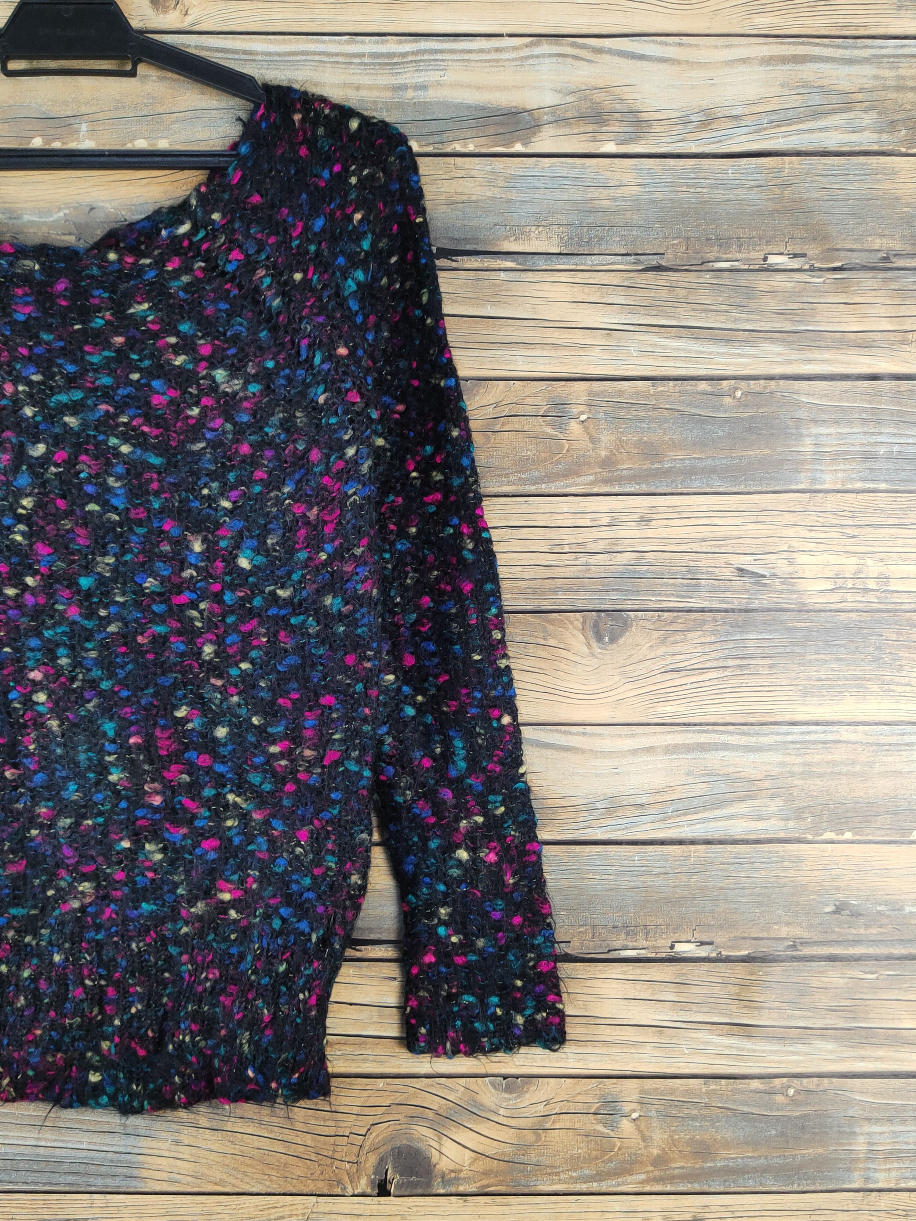 Japanese Brand × Vintage Nouesue Black Knitwear Sweatshirts #W1672 Size S / US 4 / IT 40 - 9 Thumbnail
