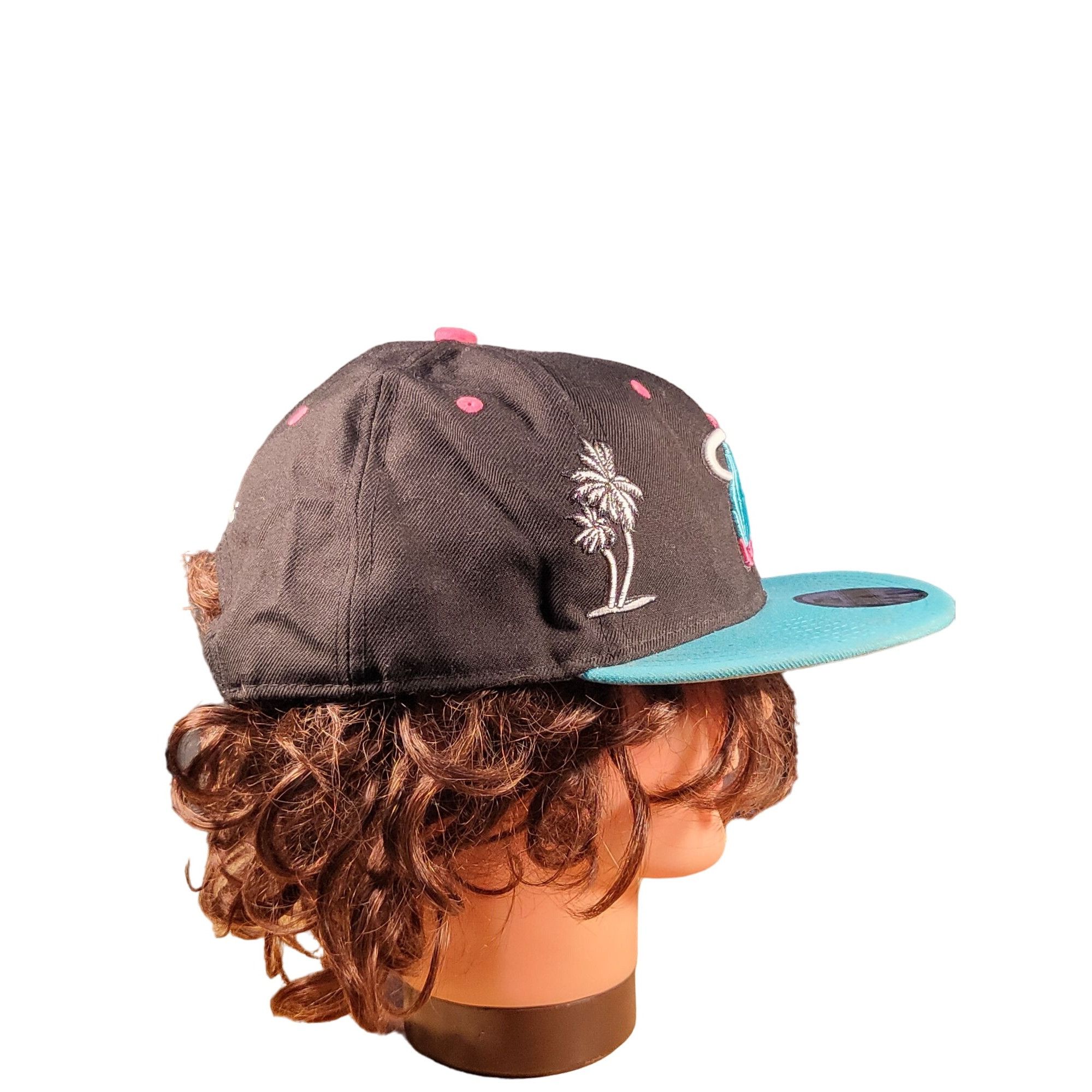 New Era Miami Heat NBA Snapback Hat New Era 9Fifty Graphic Print Bas Size ONE SIZE - 5 Thumbnail