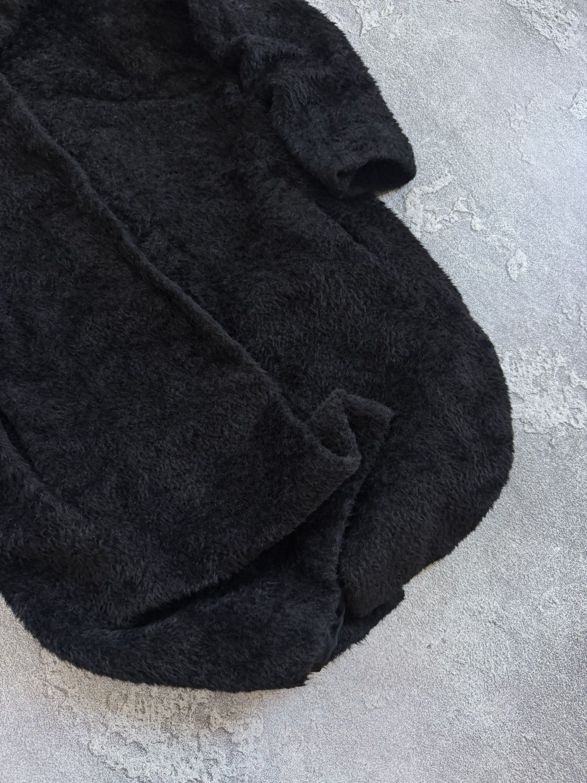 Max Mara × Weekend Max Mara Max Mara USA12/GB14 black alpaca/wool coat button up jacket Size XL / US 12-14 / IT 48-50 - 6 Thumbnail