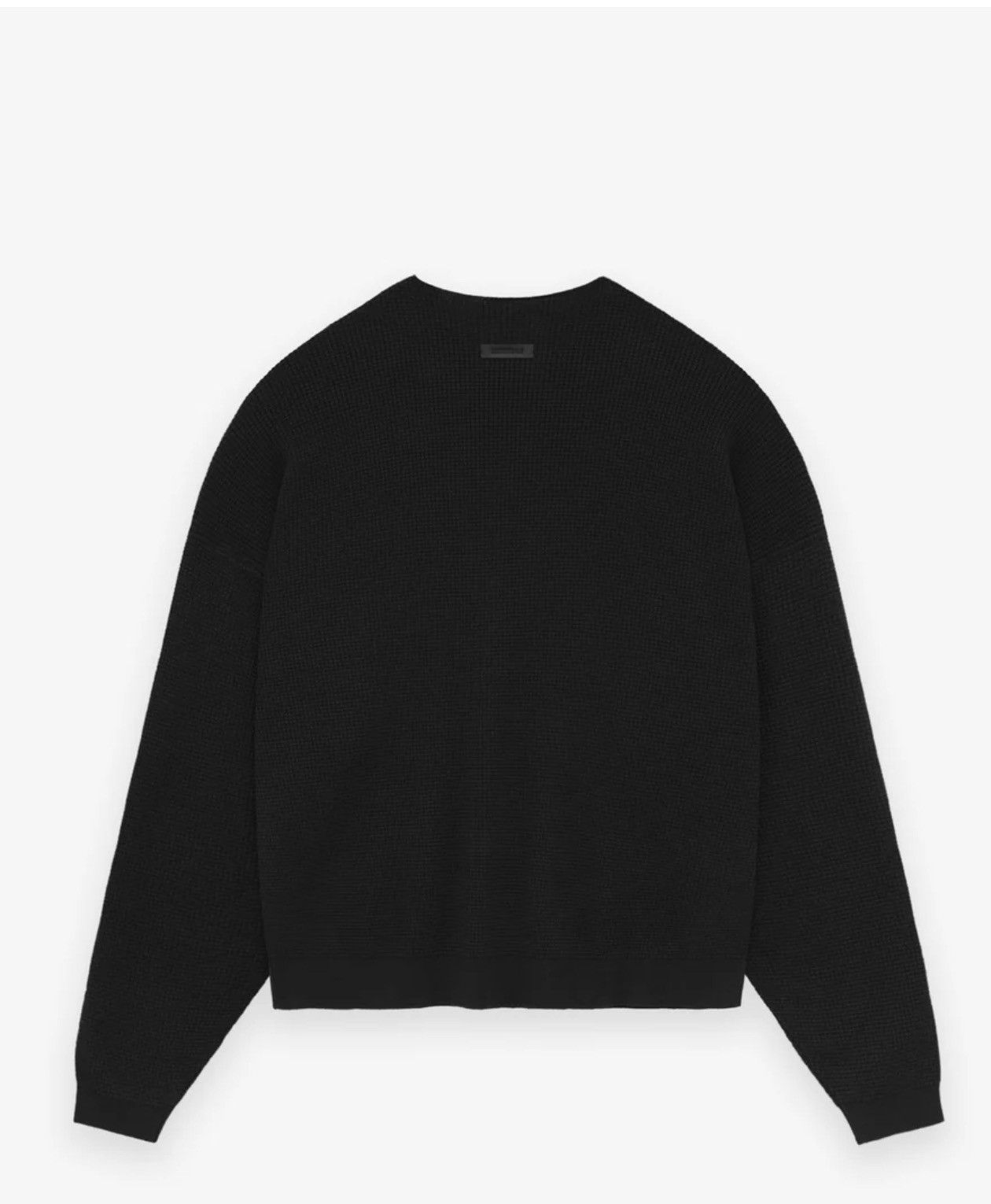 Essentials FOG Fear of God Fear of God Essentials Waffle Crewneck Knit Sweater Grailed