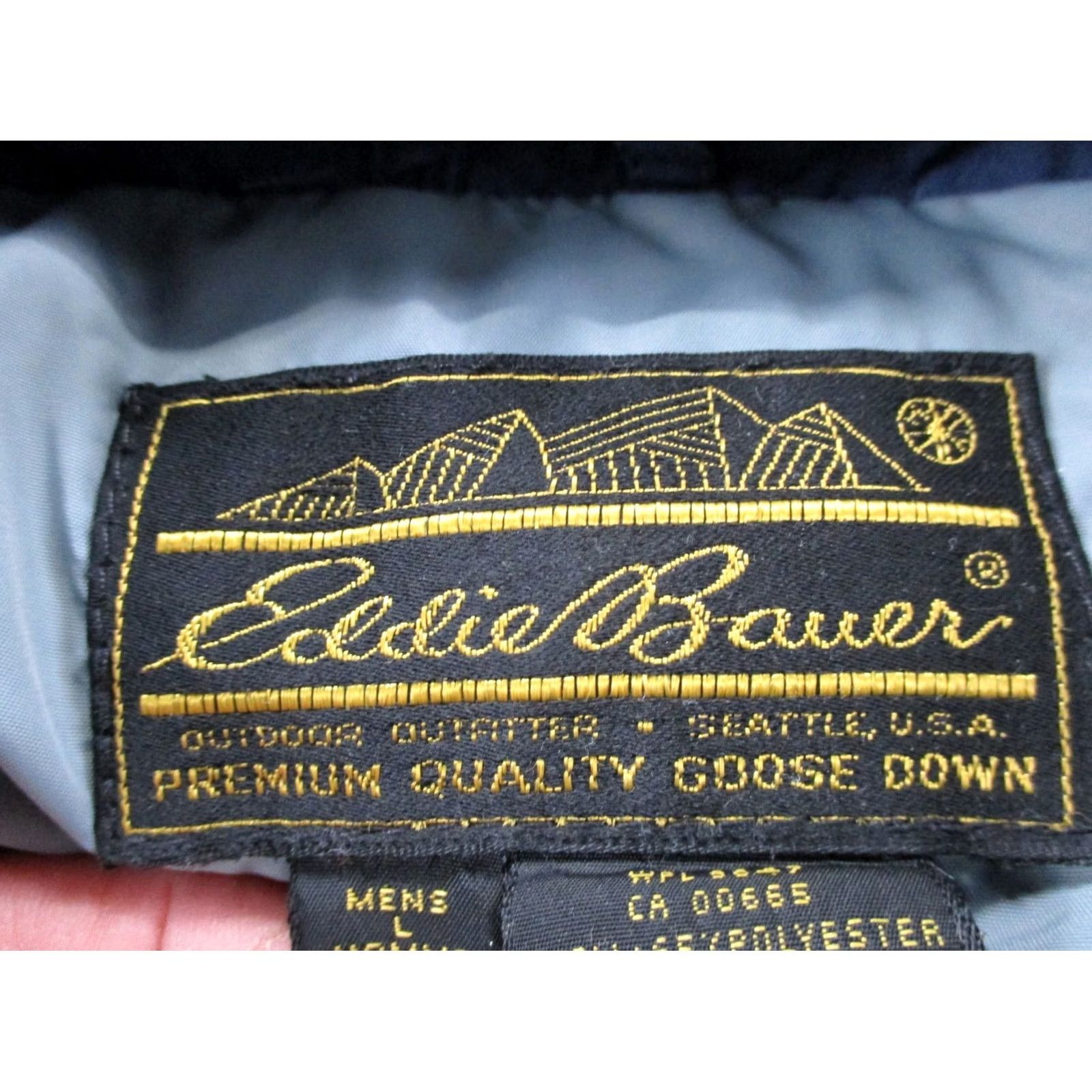 Eddie Bauer VINTAGE Eddie Bauer Jacket Mens L Goose Down Puffer Outdoor USA Made 80s 90s Size US L / EU 52-54 / 3 - 7 Thumbnail