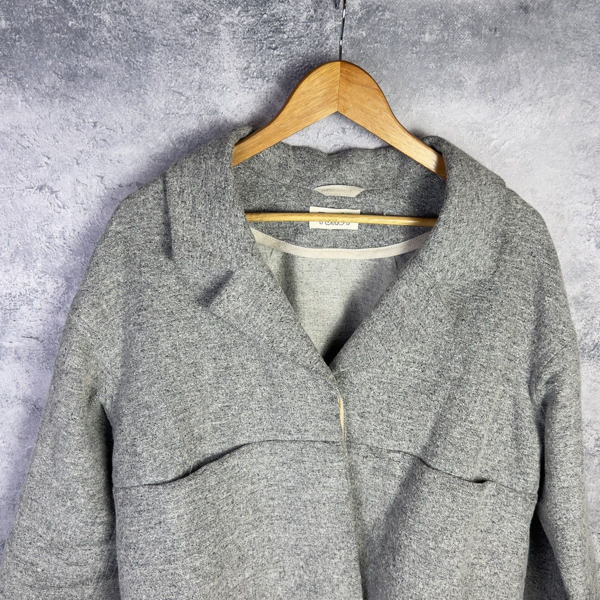 Other Toast Women’s Blazer Jacket Size 12 Gray Wool Long Sleeve’ Size XL / US 12-14 / IT 48-50 - 2 Thumbnail