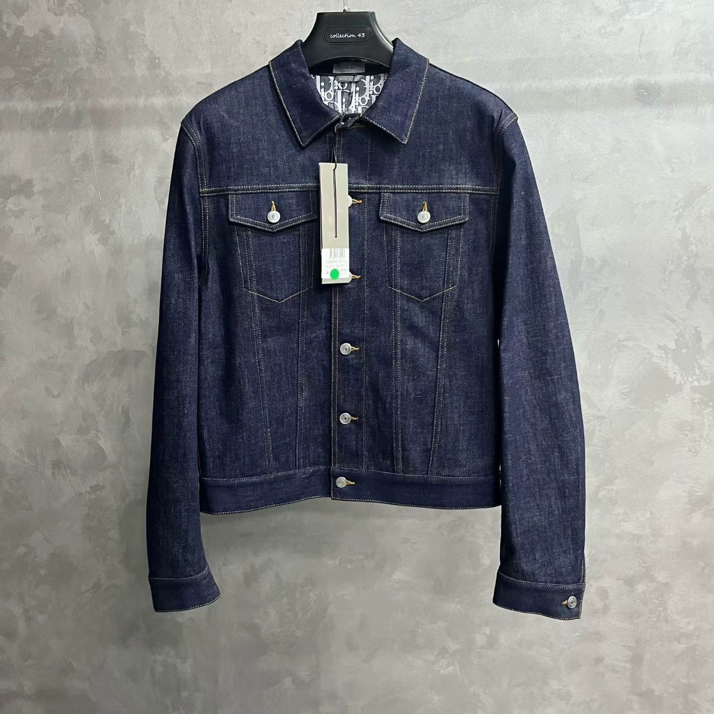 Dior dior blue cotton blend long sleeve jacket Size US L / EU 52-54 / 3 - 1 Thumbnail