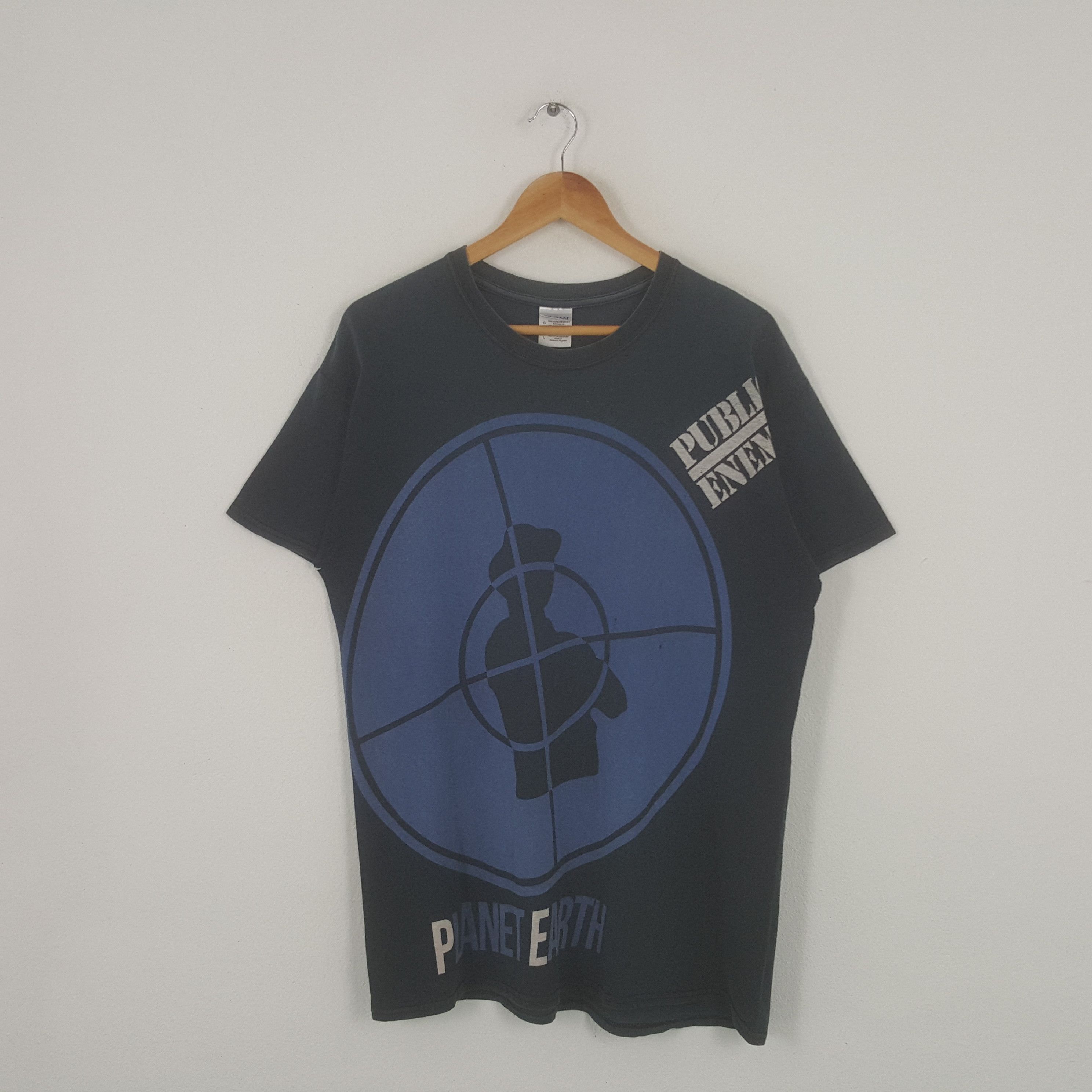Public Enemy × Rap Tees × Vintage Vintage Public Enemy American Rapper Hip-hop Tshirt Size US L / EU 52-54 / 3 - 3 Thumbnail