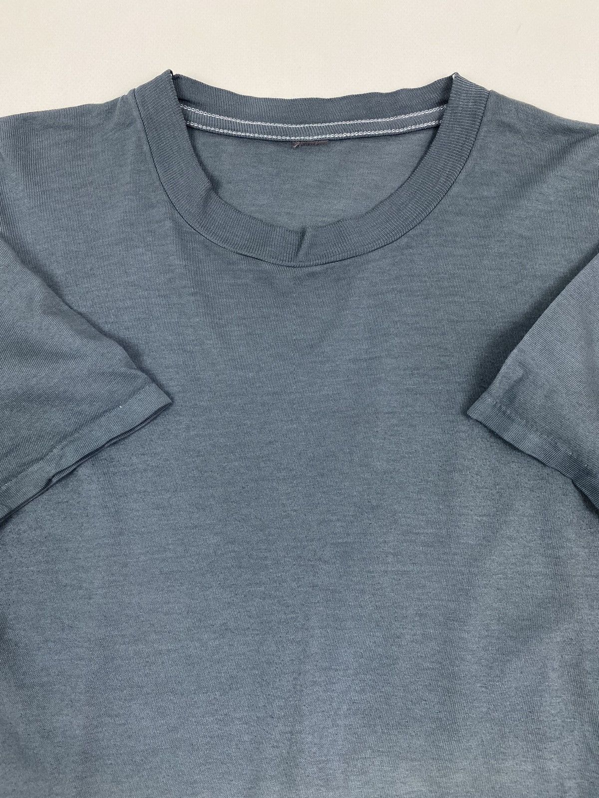 Vintage 1990’s Vintage Blank Garment Dyed Single Stitched Tee Size US M / EU 48-50 / 2 - 2 Thumbnail