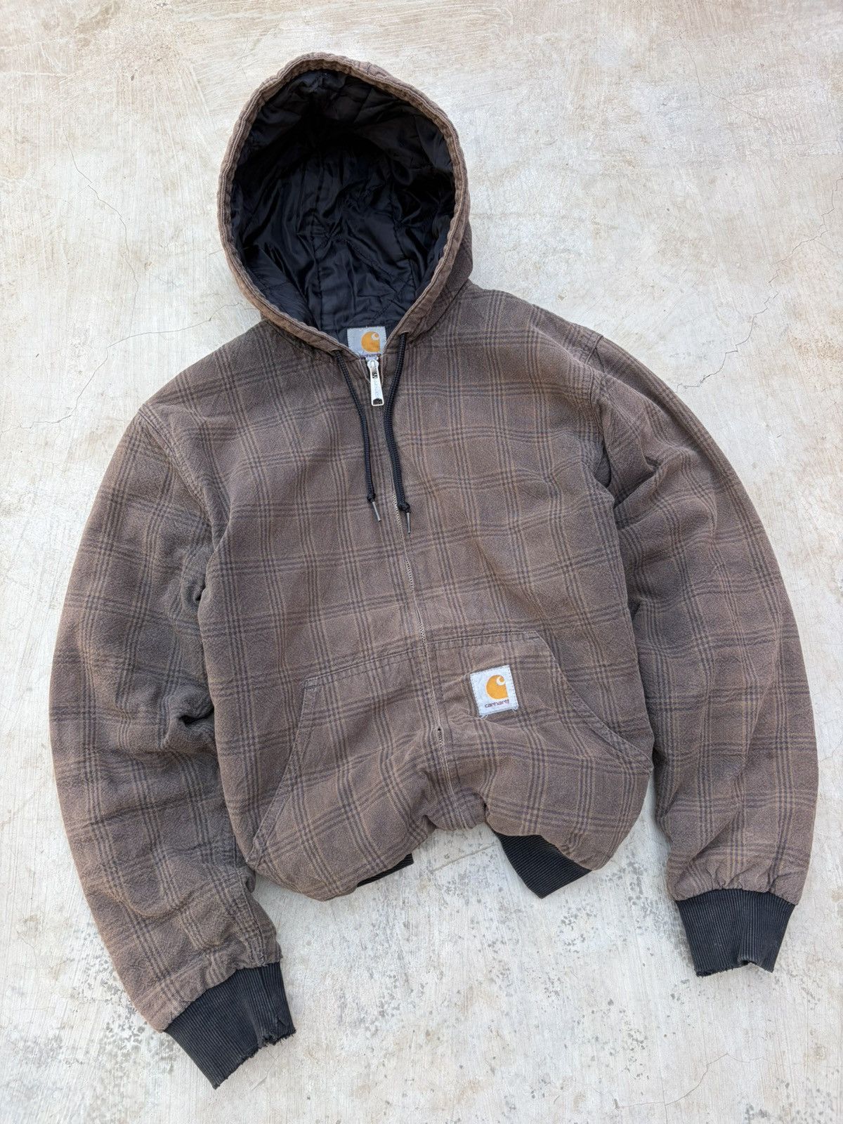 Carhartt Vintage 00s Sunfaded Carhartt Plaid Active Jacket Size US M / EU 48-50 / 2 - 3 Thumbnail