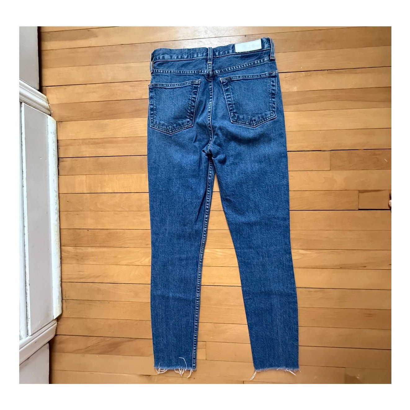 RE/DONE RE/DONE Originals 2017 High Rise Ankle Crop Jeans - Size 26 Size 26" / US 2 / IT 38 - 4 Thumbnail
