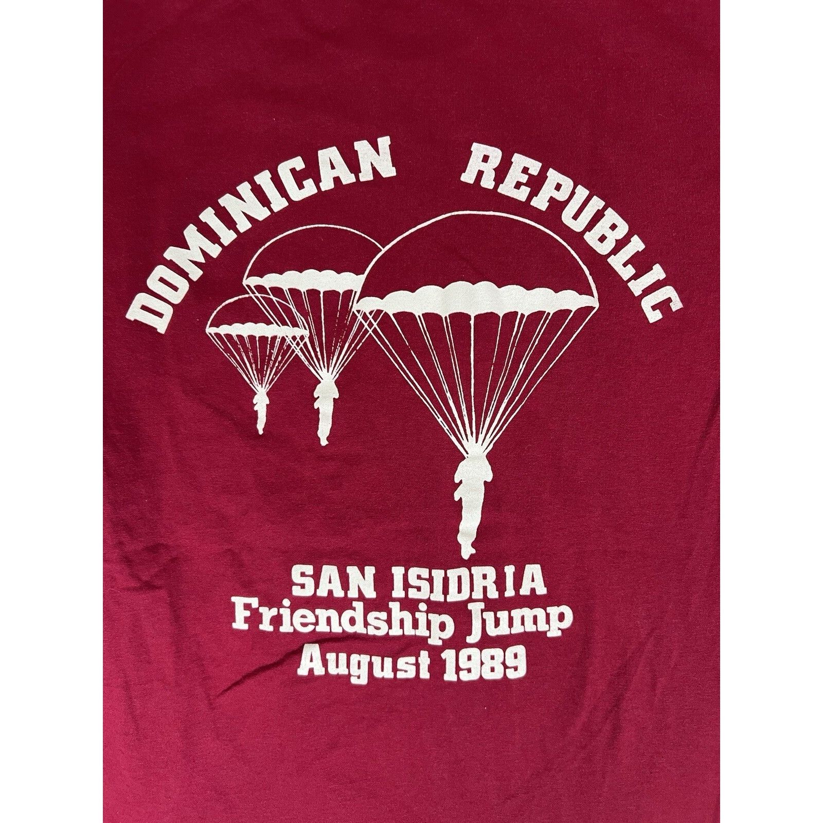 Vintage Vintage San Isidro Friendship Jump T-Shirt Military Air Forc Size US S / EU 44-46 / 1 - 6 Thumbnail