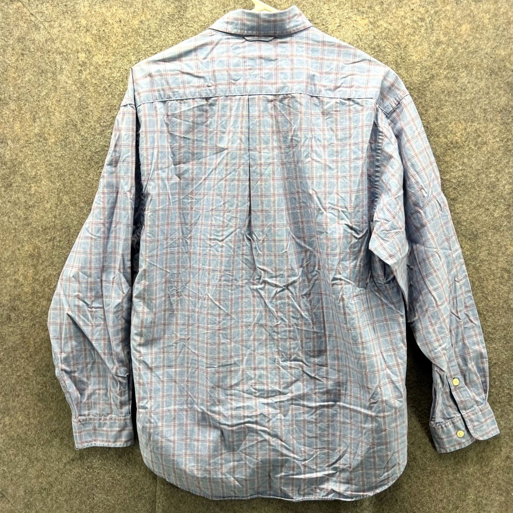 Tommy Hilfiger VINTAGE Tommy Hilfiger Shirt Mens Small Blue Pink Button-Down Plaid Pocket 90s Casual Size US S / EU 44-46 / 1 - 2 Thumbnail