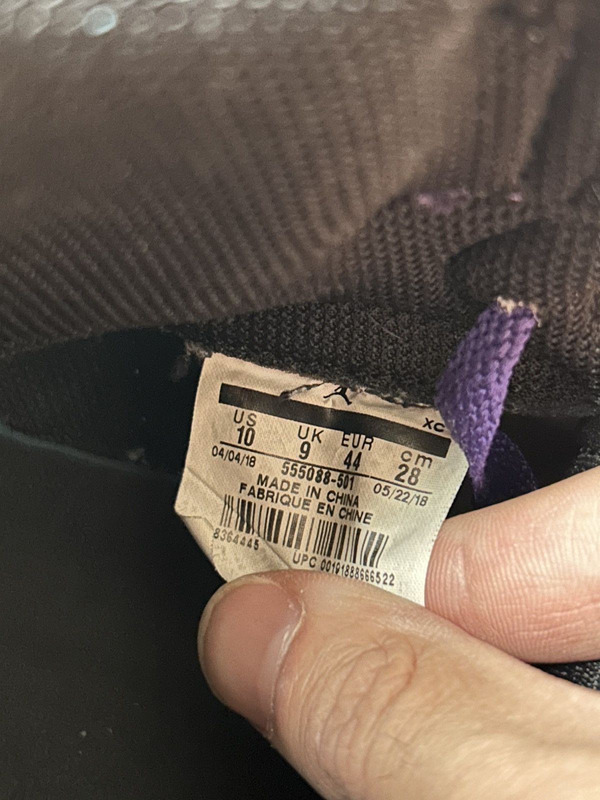 Jordan Brand Air Jordan Retro 1 High OG Court Purple Size 10 Size US 10 / EU 43 - 20 Thumbnail
