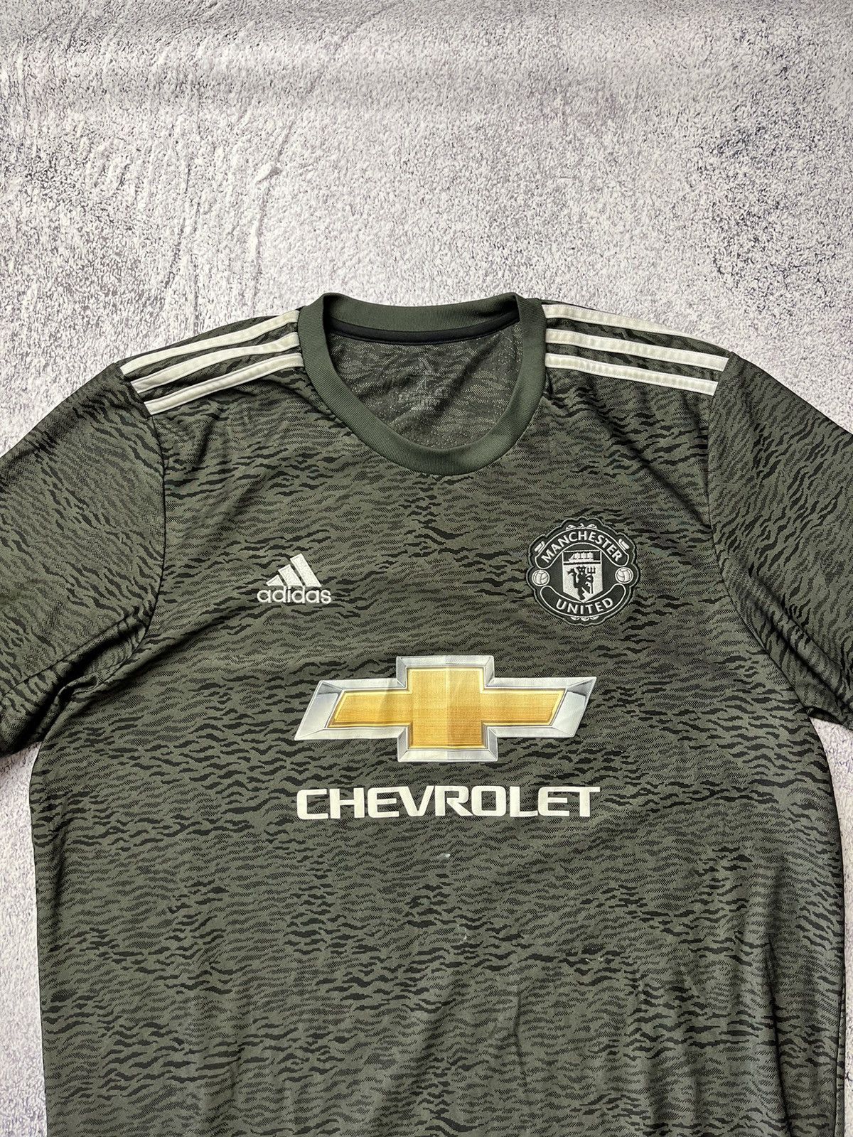 Adidas MANCHESTER UNITED 2020 2021 AWAY FOOTBALL SOCCER JERSEY Size US XL / EU 56 / 4 - 4 Thumbnail
