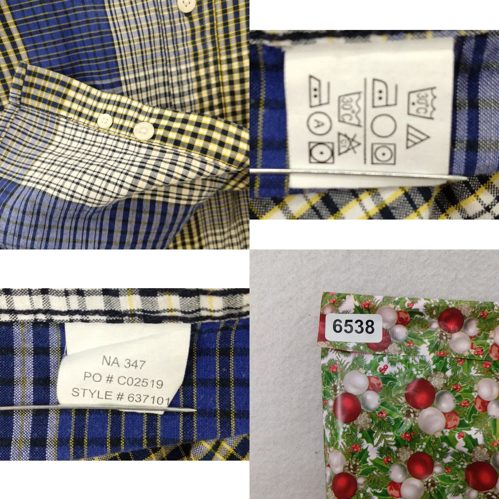 Ralph Lauren Ralph Lauren Chaps Plaid Long Sleeve Button Down Shirt Mens Medium Multicolor Size US M / EU 48-50 / 2 - 8 Thumbnail