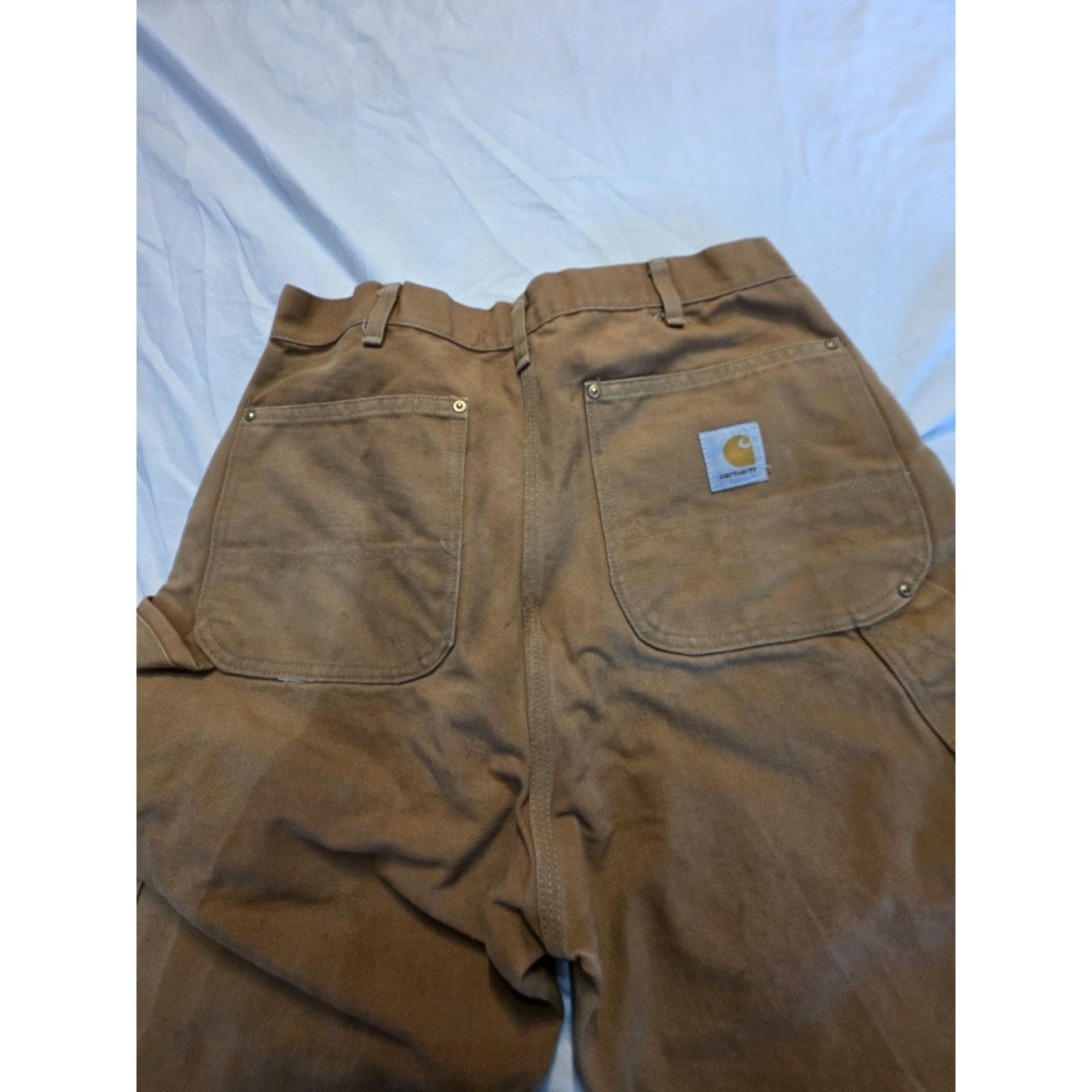 Carhartt Carhartt Double Knees Men's Size 38x28 Tan Faded Pants Size US 38 / EU 54 - 12 Thumbnail