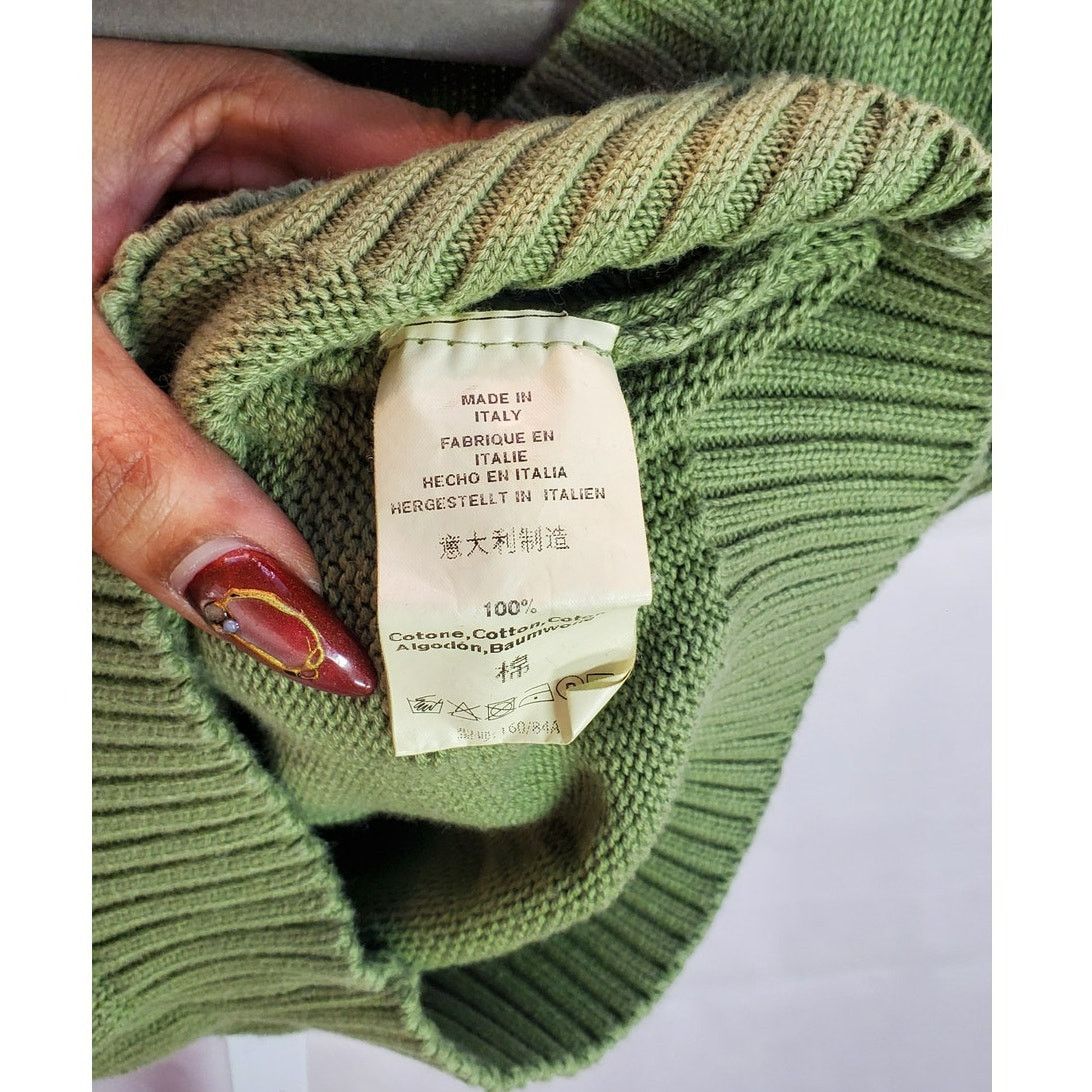 Brandy Melville Brandy Melville Green Knit Sweater Vest Cotton M Size M / US 6-8 / IT 42-44 - 5 Thumbnail