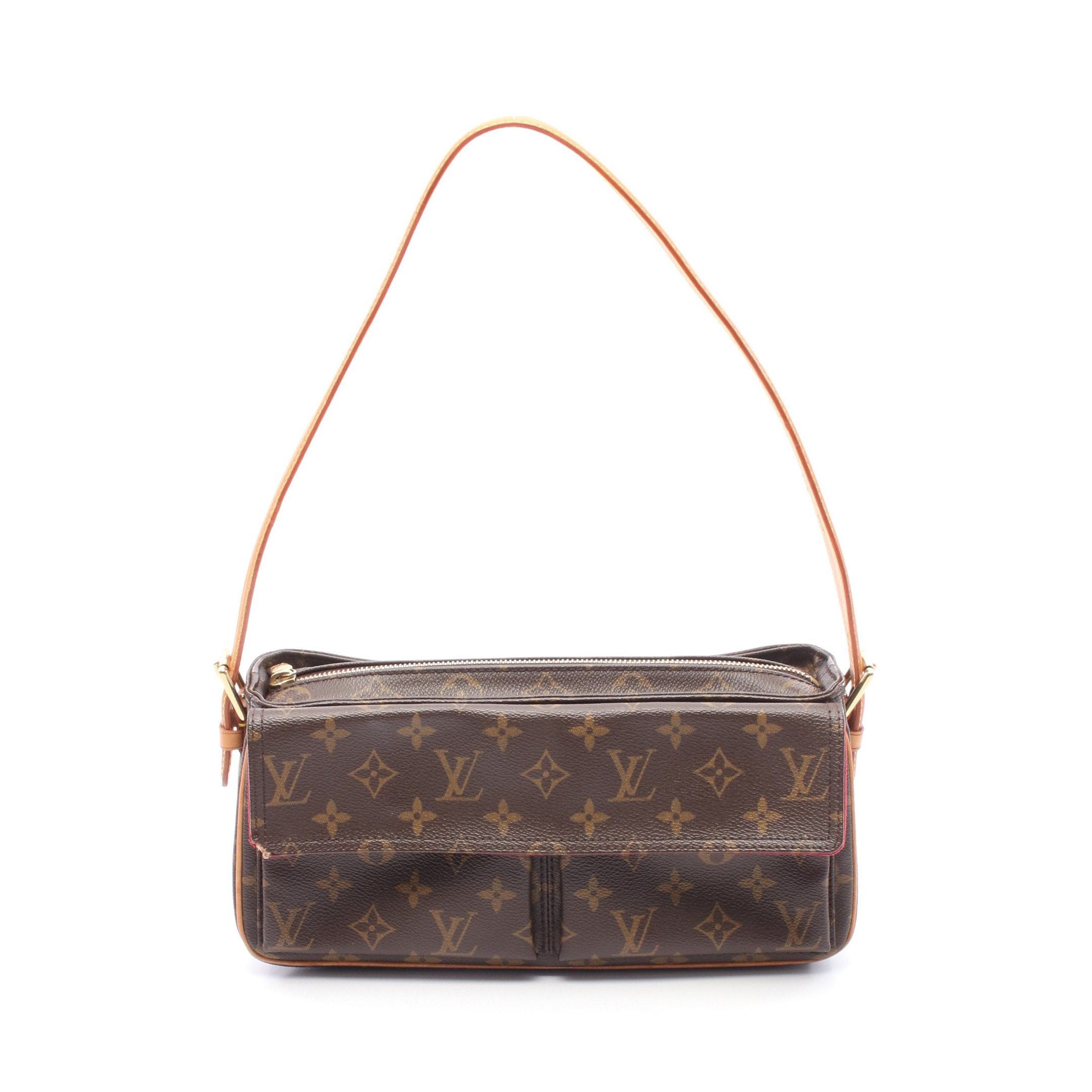 Louis Vuitton Louis Vuitton Vivacite Mm Monogram Shoulder Bag Leather Brown Size ONE SIZE - 1 Thumbnail