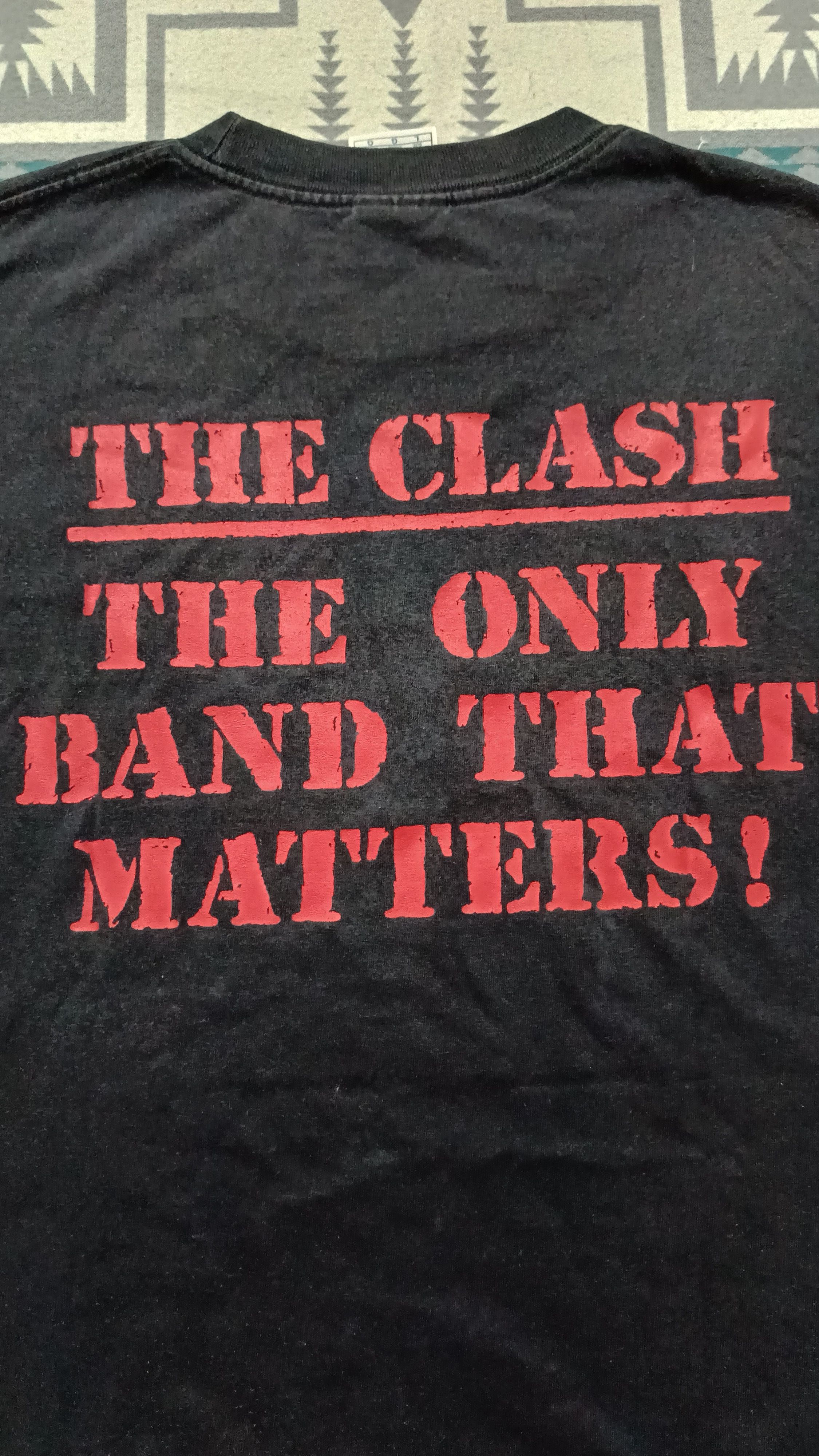 Band Tees 🔥🔥 Rare Vintage Band The Clash Punk Tour Tee Size US L / EU 52-54 / 3 - 6 Thumbnail