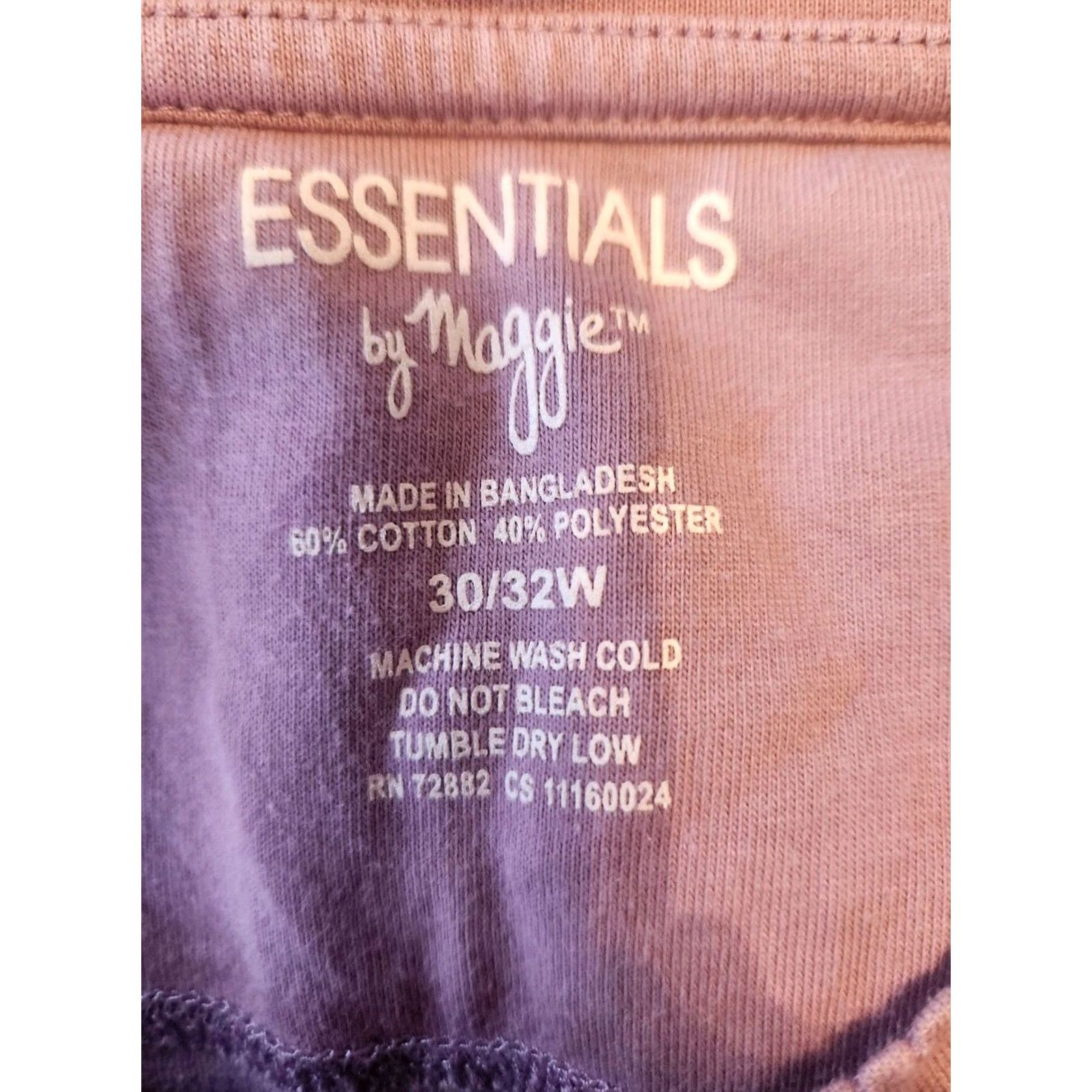 Essentials Essentials by Maggie Purple Floral Henley Waffle Knit Top Shirt 30/32 Plus Shirt Purple Floral Henley Waffle Knit Top Mens Womens Girls Boys Size 4XL / US 24-26 - 6 Thumbnail