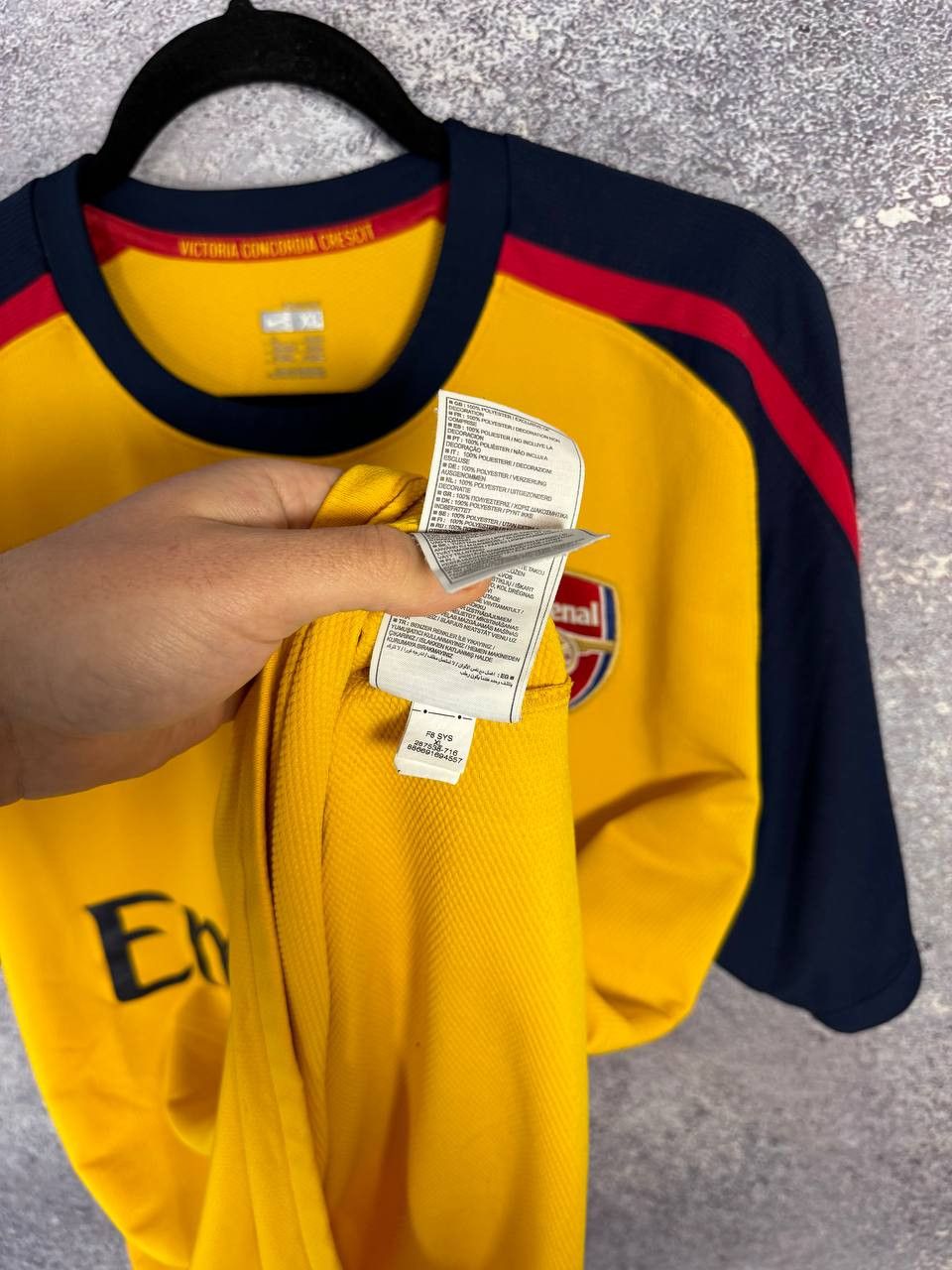 Nike × Vintage Vintage Arsenal 2008/09 Away Nike Soccer Jersey Size US XL / EU 56 / 4 - 13 Thumbnail