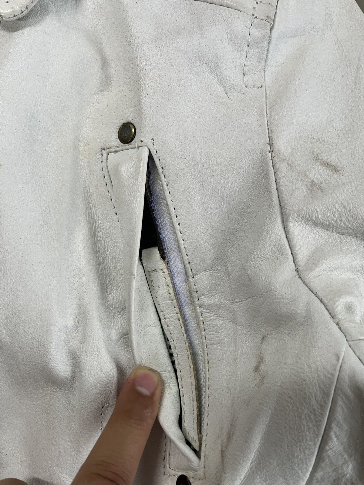 Diesel Y2K Shake-Shake Genuine Leather Double Collar Riding Jacket Size US S / EU 44-46 / 1 - 12 Thumbnail