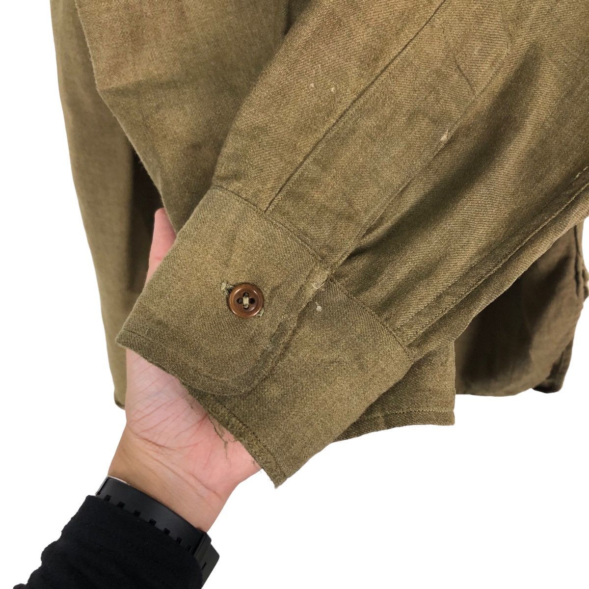 Vintage 🔥TRUE VINTAGE 40’s WORLD WAR WOOL ARMY JACKET Size M / US 6-8 / IT 42-44 - 11 Thumbnail