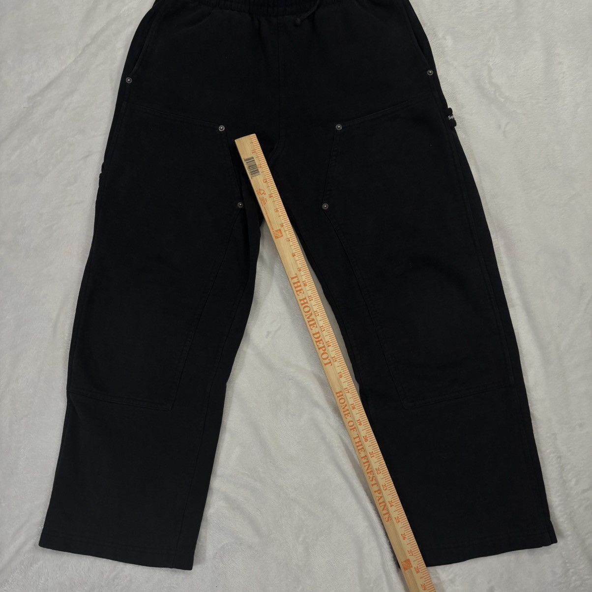 Supreme Supreme Baggy Sweatpants Double Knee Painter Black Mens S Size US 30 / EU 46 - 11 Thumbnail