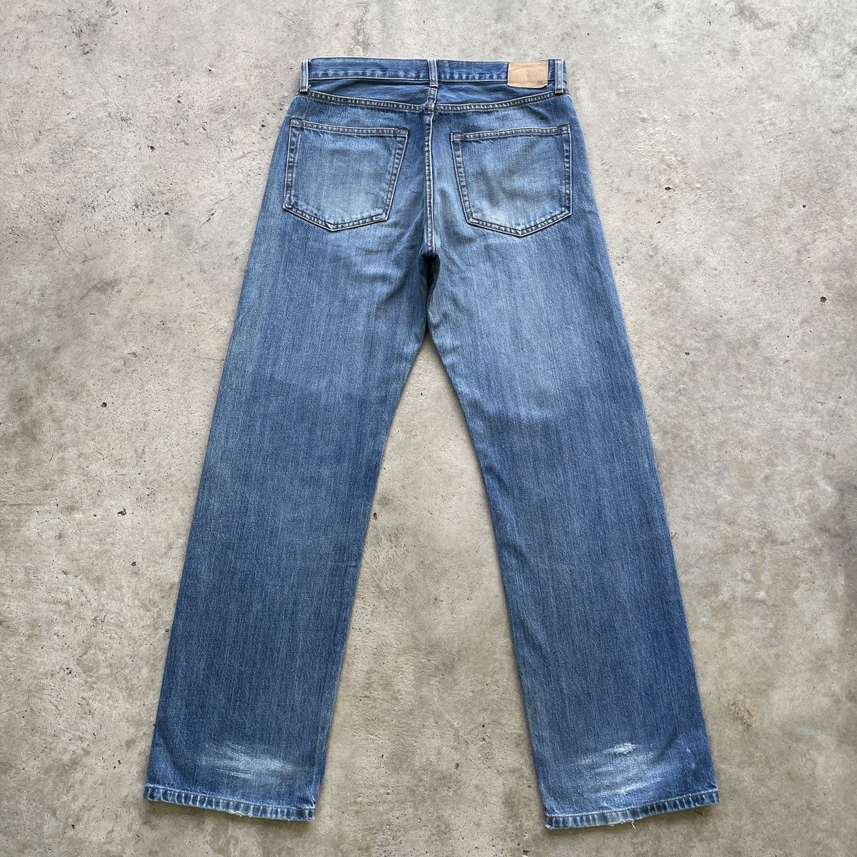 Japanese Brand Faded Blue Vintage Distressed Japanese Jeans Denim Pants W31 Size US 31 - 13 Thumbnail