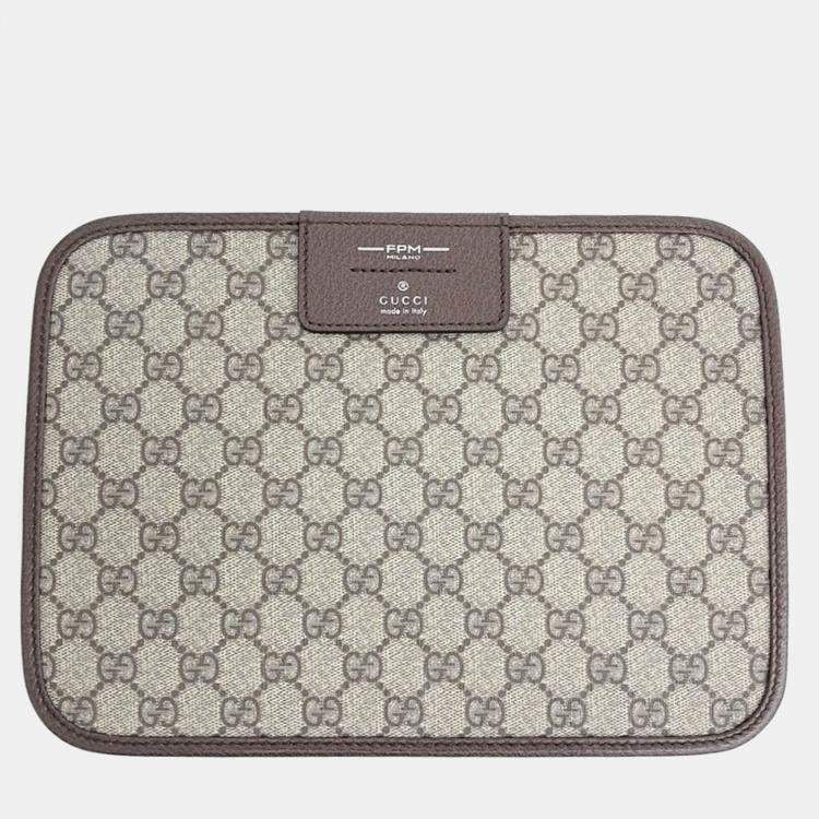 Gucci Gucci Beige Coated Canvas XFPM Beauty Case Size ONE SIZE - 9 Thumbnail