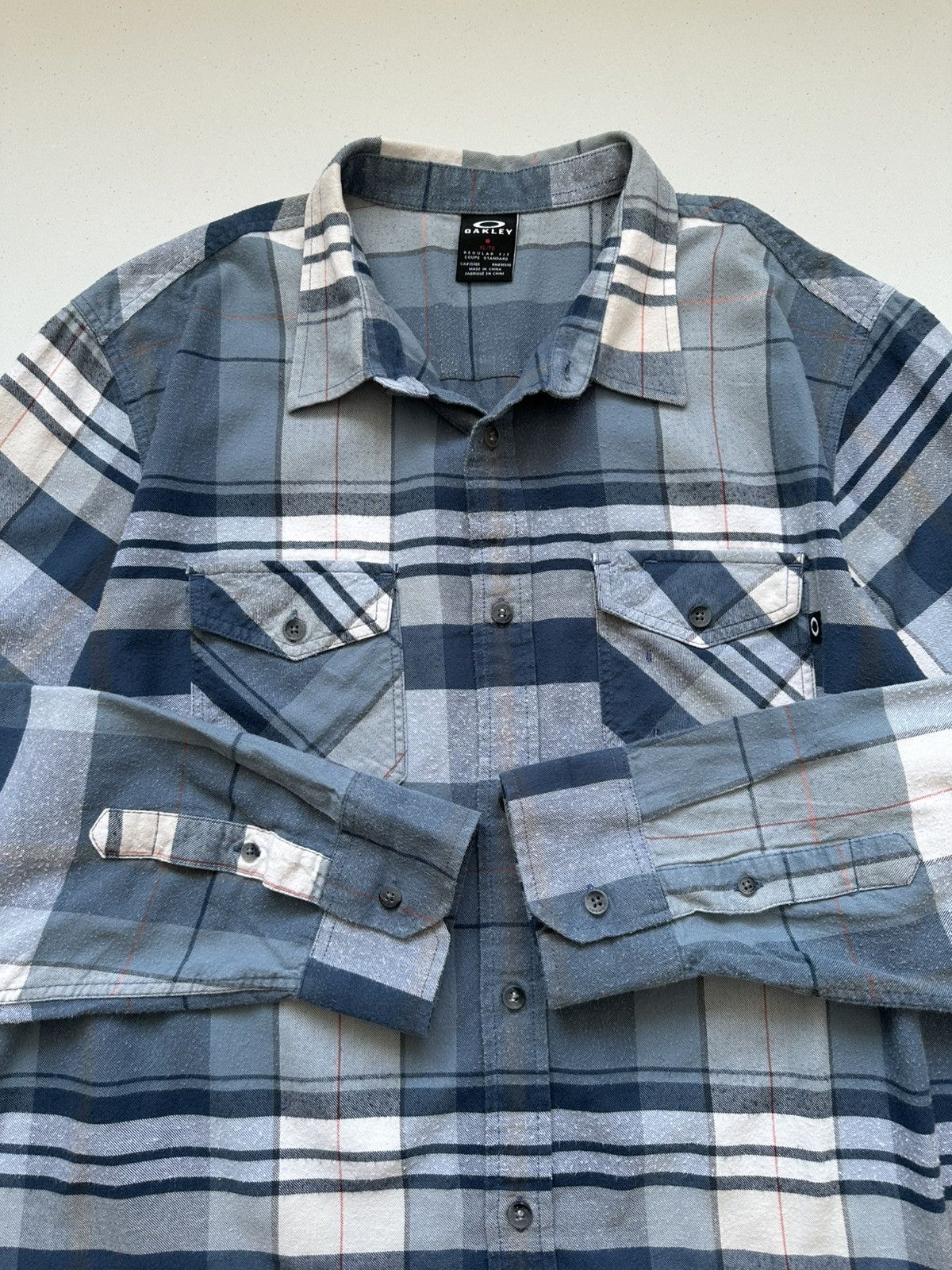 Flannel × Oakley Oakley Check Flannel Shirt Button Up Streetwear Size US XL / EU 56 / 4 - 4 Thumbnail