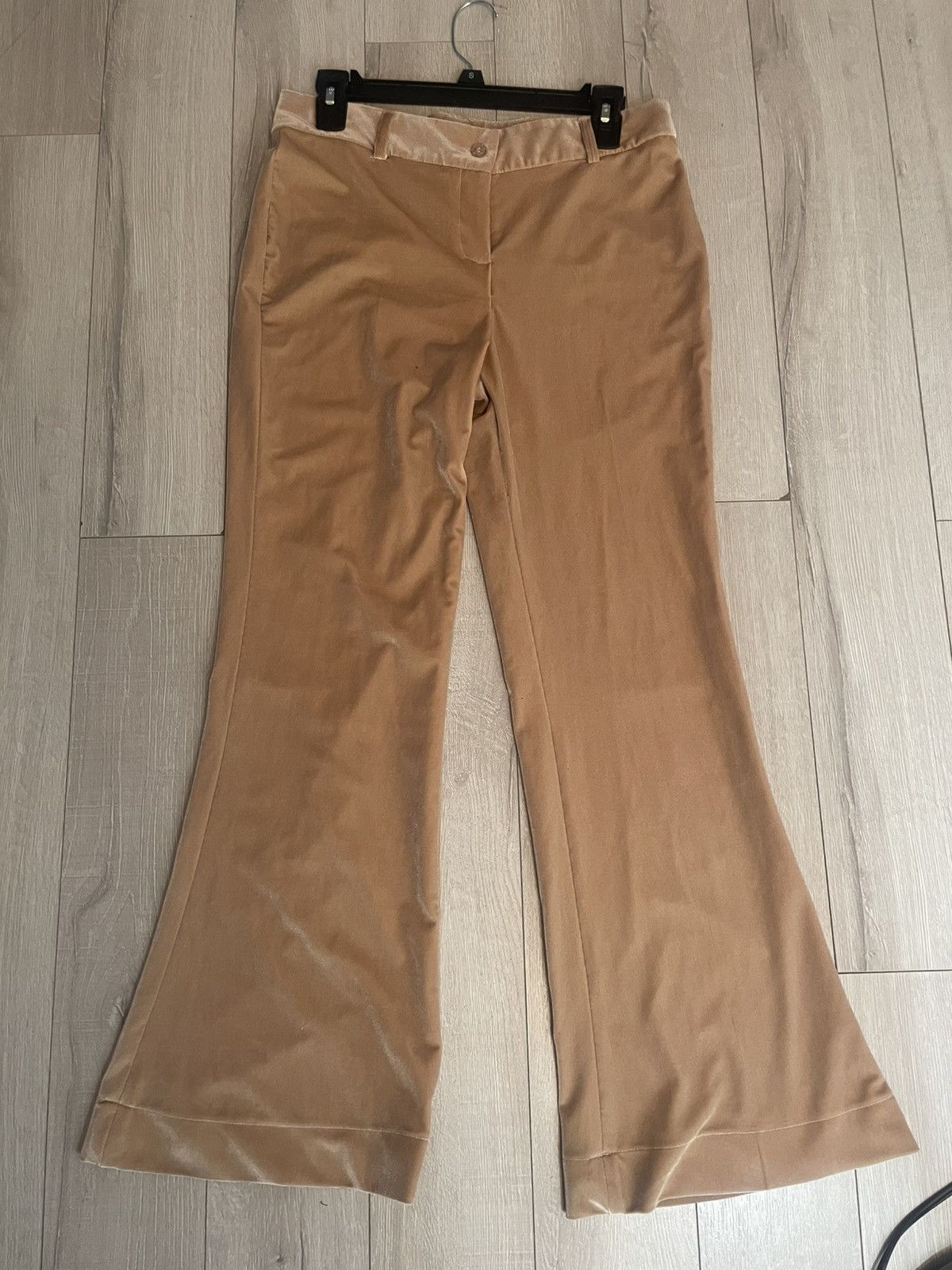 Other Velvet Pink Flared Pants Size 27" / US 4 / IT 40 - 1 Thumbnail