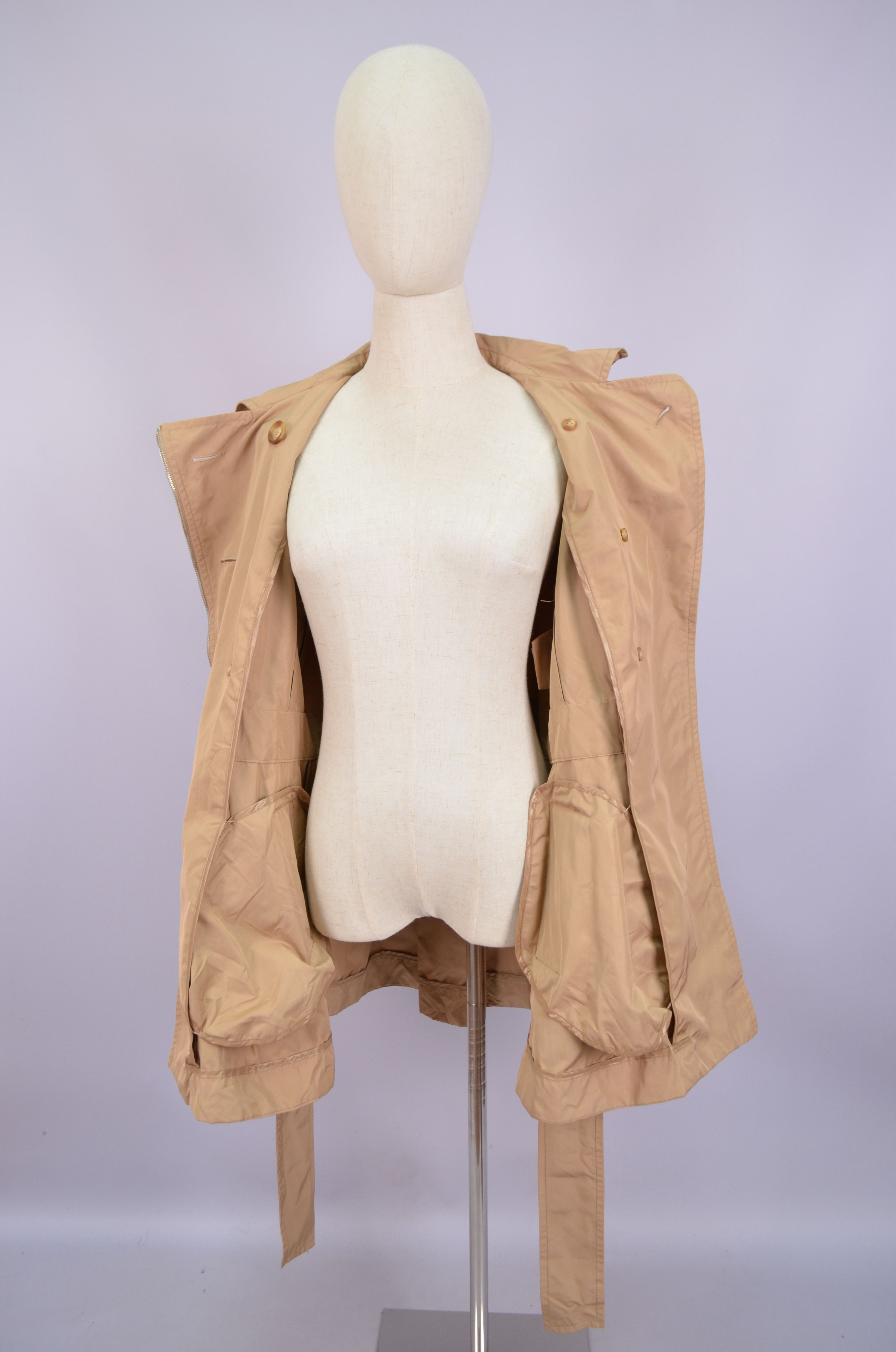 Moncler Womens Moncler Elysee Double Breasted Trench Coat Sz 3/M Size M / US 6-8 / IT 42-44 - 20 Thumbnail