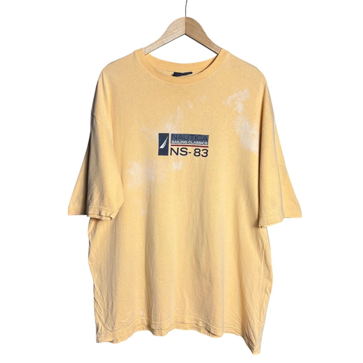 Nautica × Vintage Vintage 90s Nautica Sailing Gear Distressed T-Shirt Size US L / EU 52-54 / 3 - 2 Thumbnail
