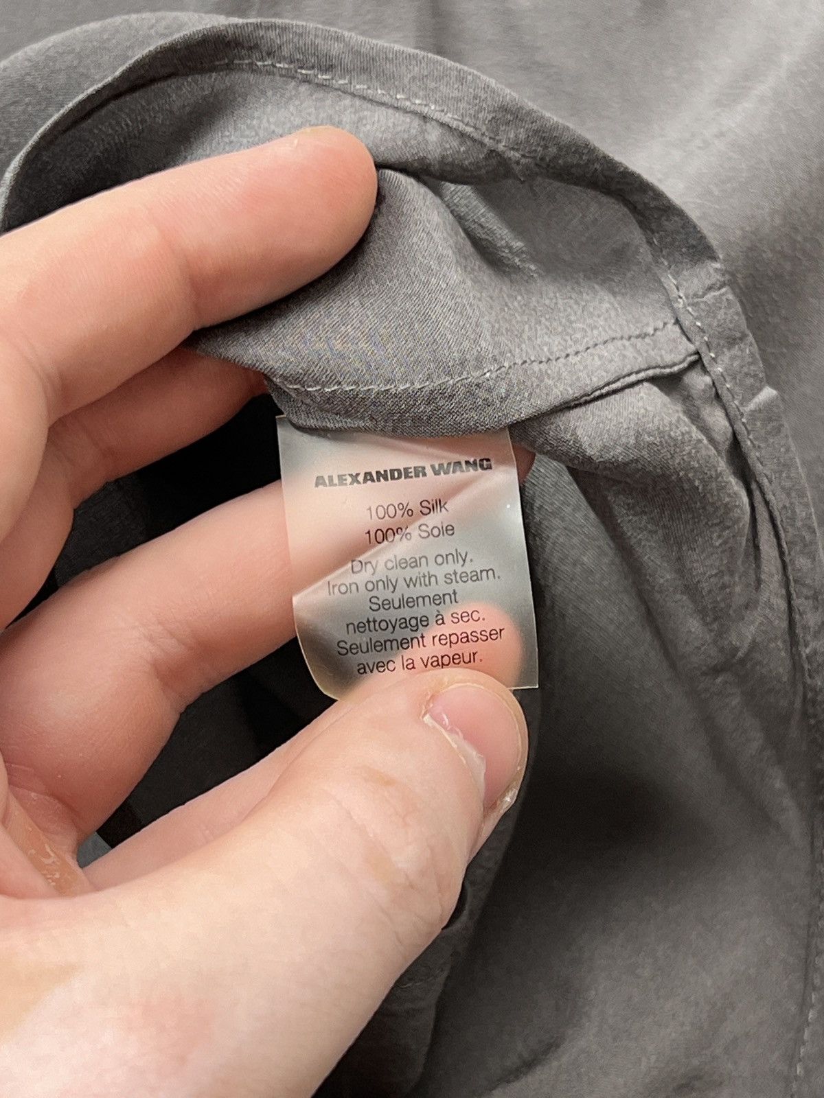 T by Alexander Wang T by Alexander Wang Silk Shirt (Y0435) Size S / US 4 / IT 40 - 6 Thumbnail